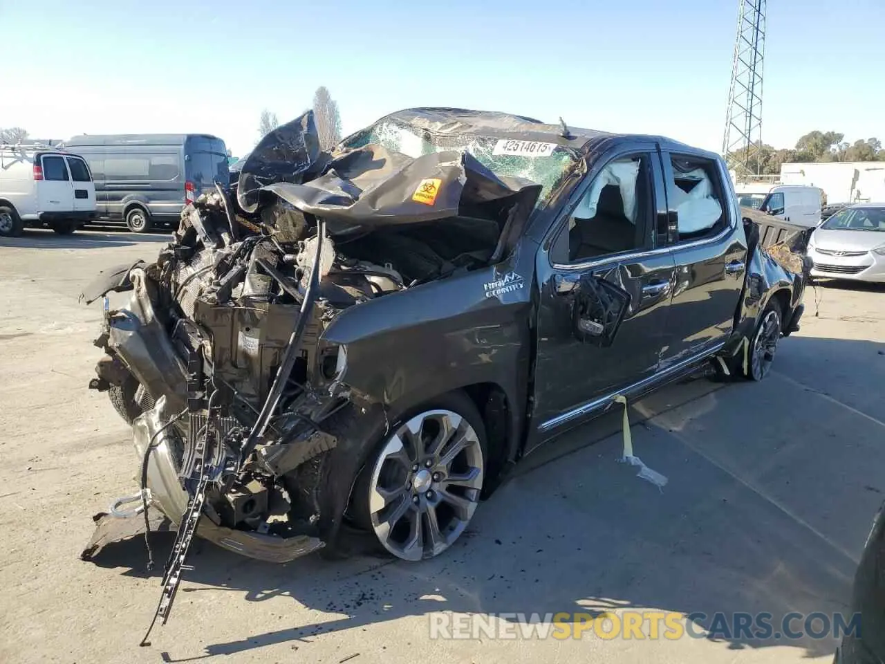 1 Photograph of a damaged car 1GCUDJE83PZ307954 CHEVROLET ALL Models 2023