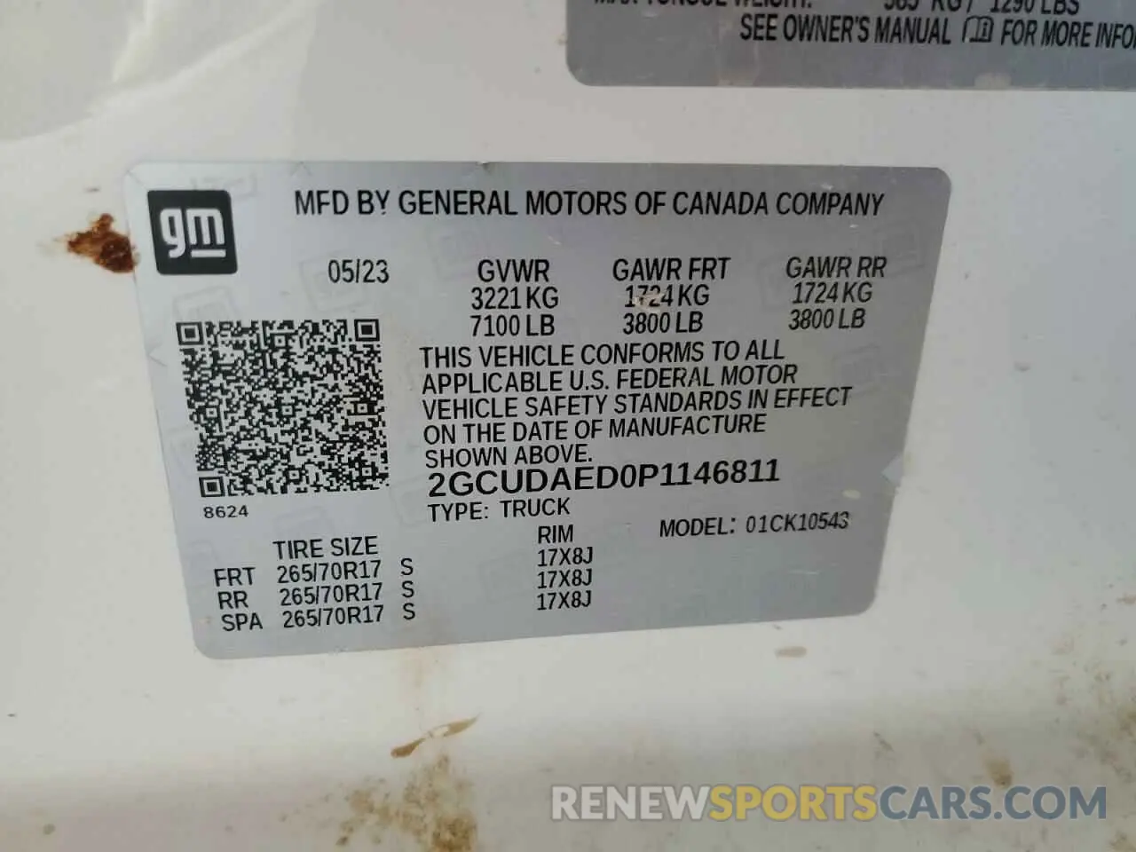 12 Photograph of a damaged car 2GCUDAED0P1146811 CHEVROLET ALL Models 2023