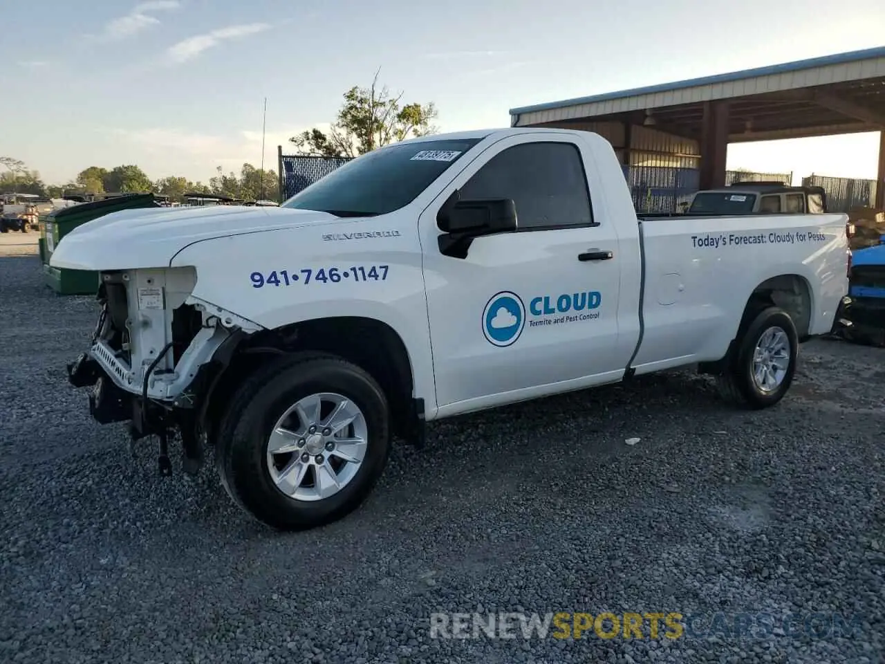 1 Photograph of a damaged car 3GCNAAED0PG113361 CHEVROLET ALL Models 2023