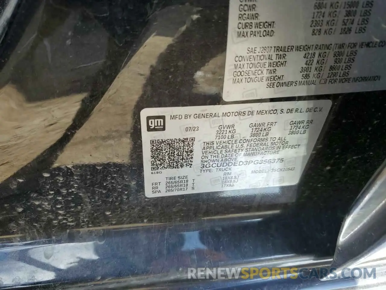 12 Photograph of a damaged car 3GCUDDED3PG356375 CHEVROLET ALL Models 2023
