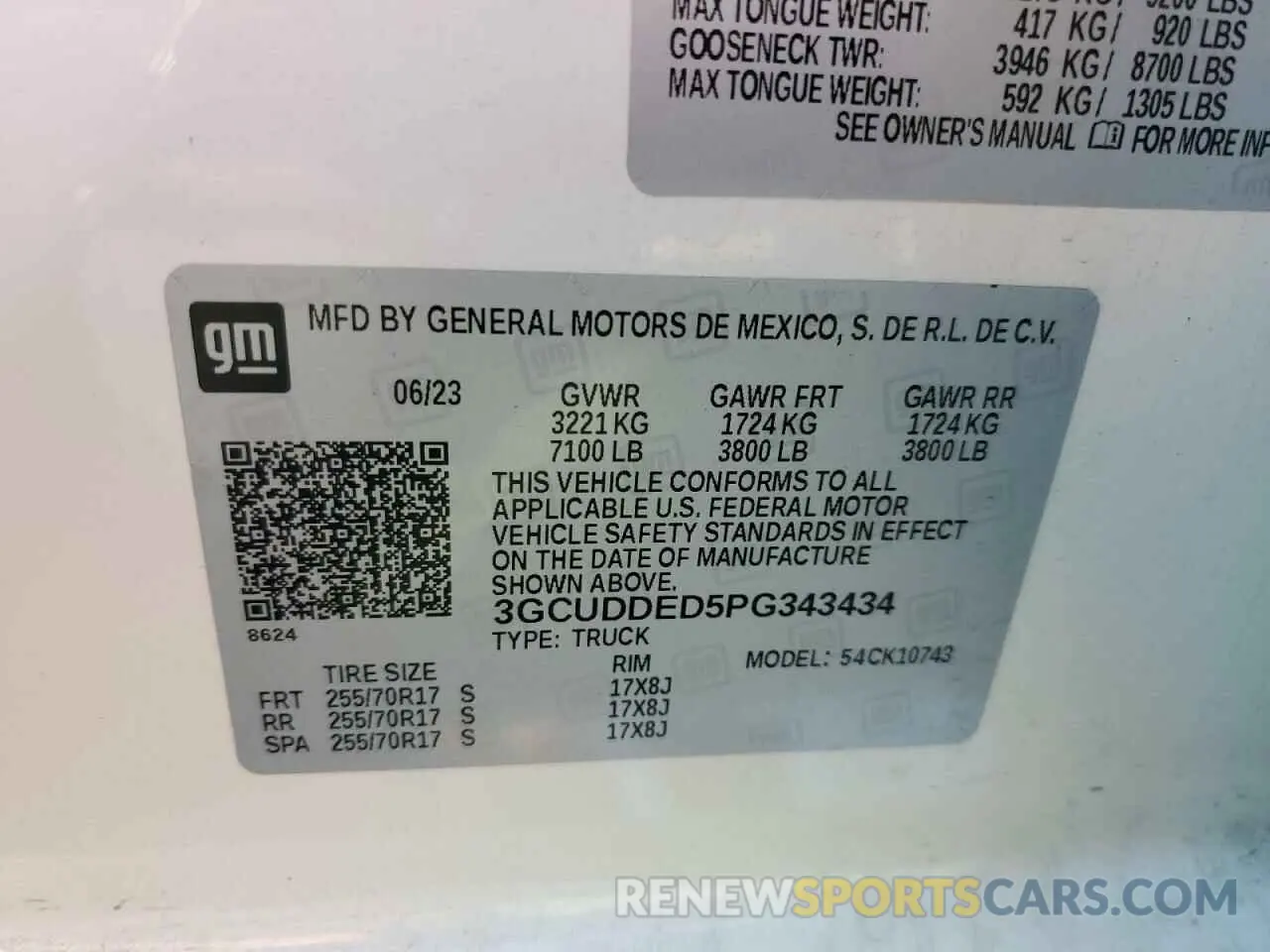 13 Photograph of a damaged car 3GCUDDED5PG343434 CHEVROLET ALL Models 2023