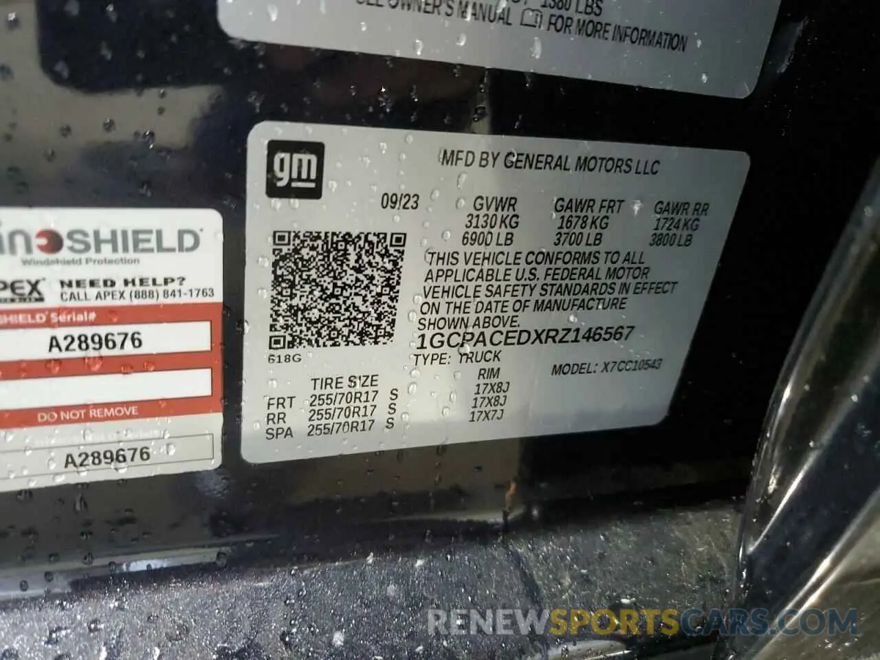 12 Photograph of a damaged car 1GCPACEDXRZ146567 CHEVROLET ALL Models 2024