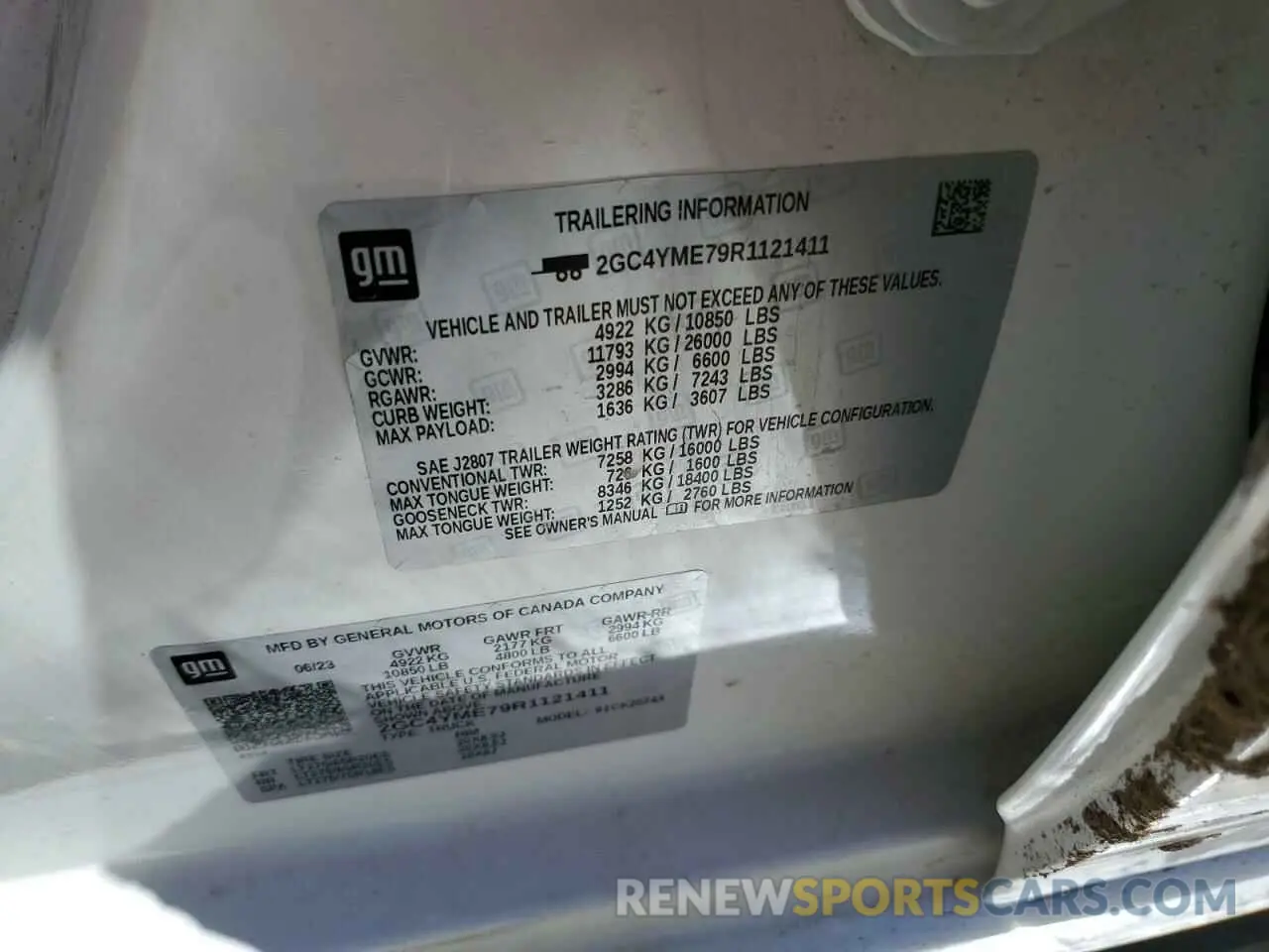 12 Photograph of a damaged car 2GC4YME79R1121411 CHEVROLET ALL Models 2024