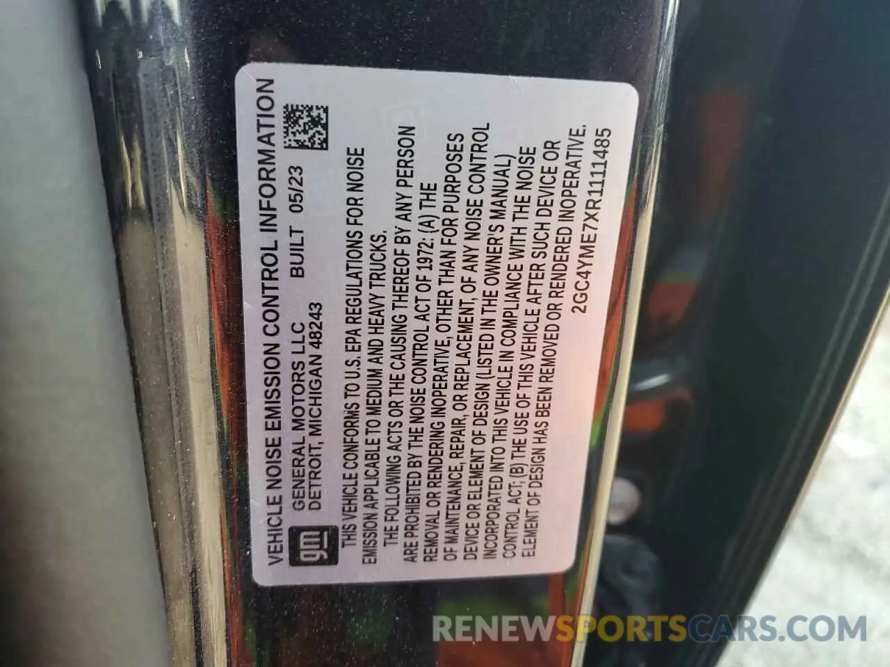 12 Photograph of a damaged car 2GC4YME7XR1111485 CHEVROLET ALL Models 2024
