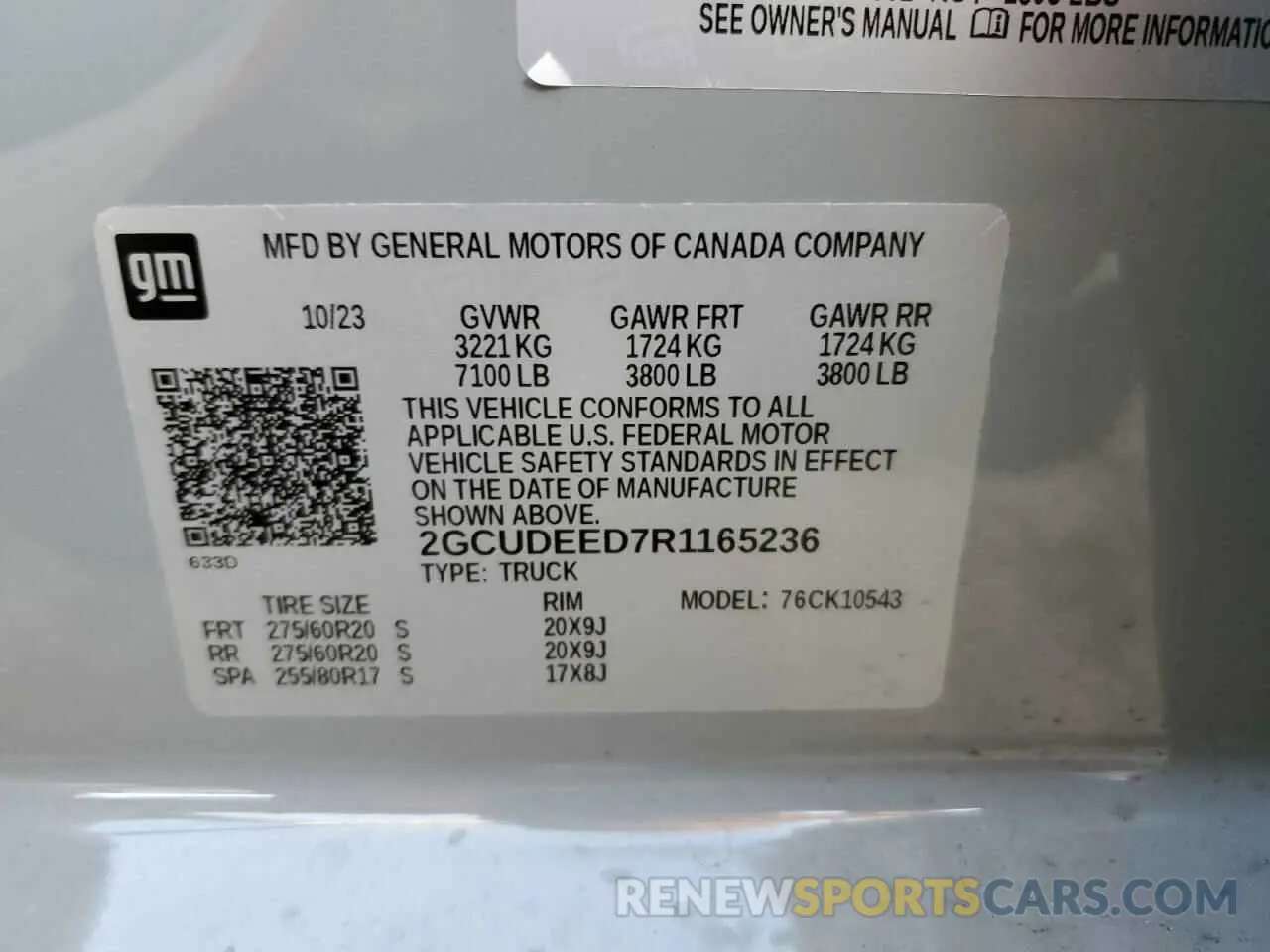 15 Photograph of a damaged car 2GCUDEED7R1165236 CHEVROLET ALL Models 2024