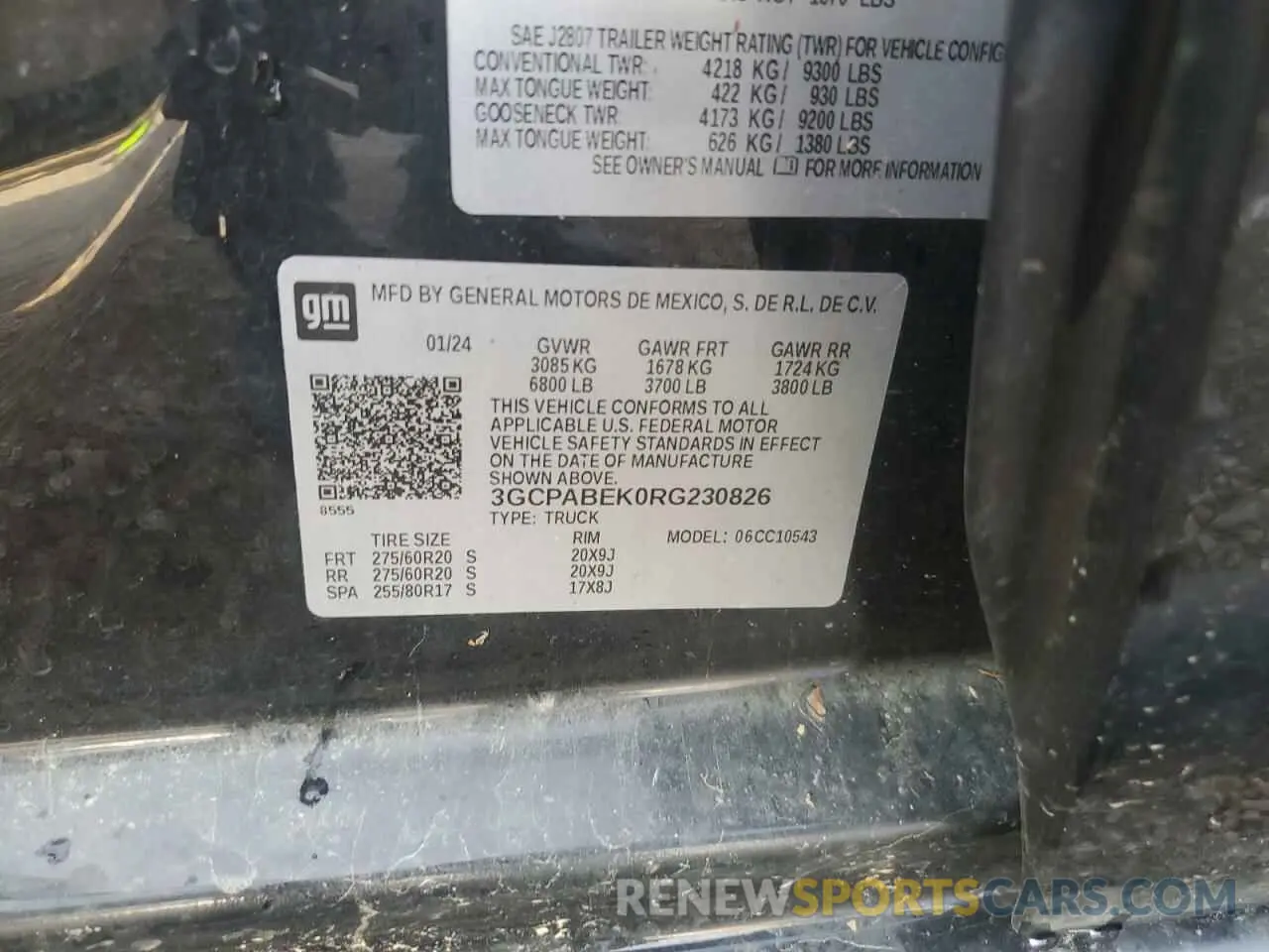 12 Photograph of a damaged car 3GCPABEK0RG230826 CHEVROLET ALL Models 2024