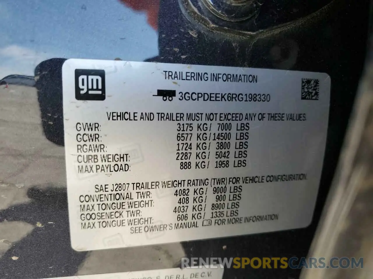 13 Photograph of a damaged car 3GCPDEEK6RG198330 CHEVROLET ALL Models 2024