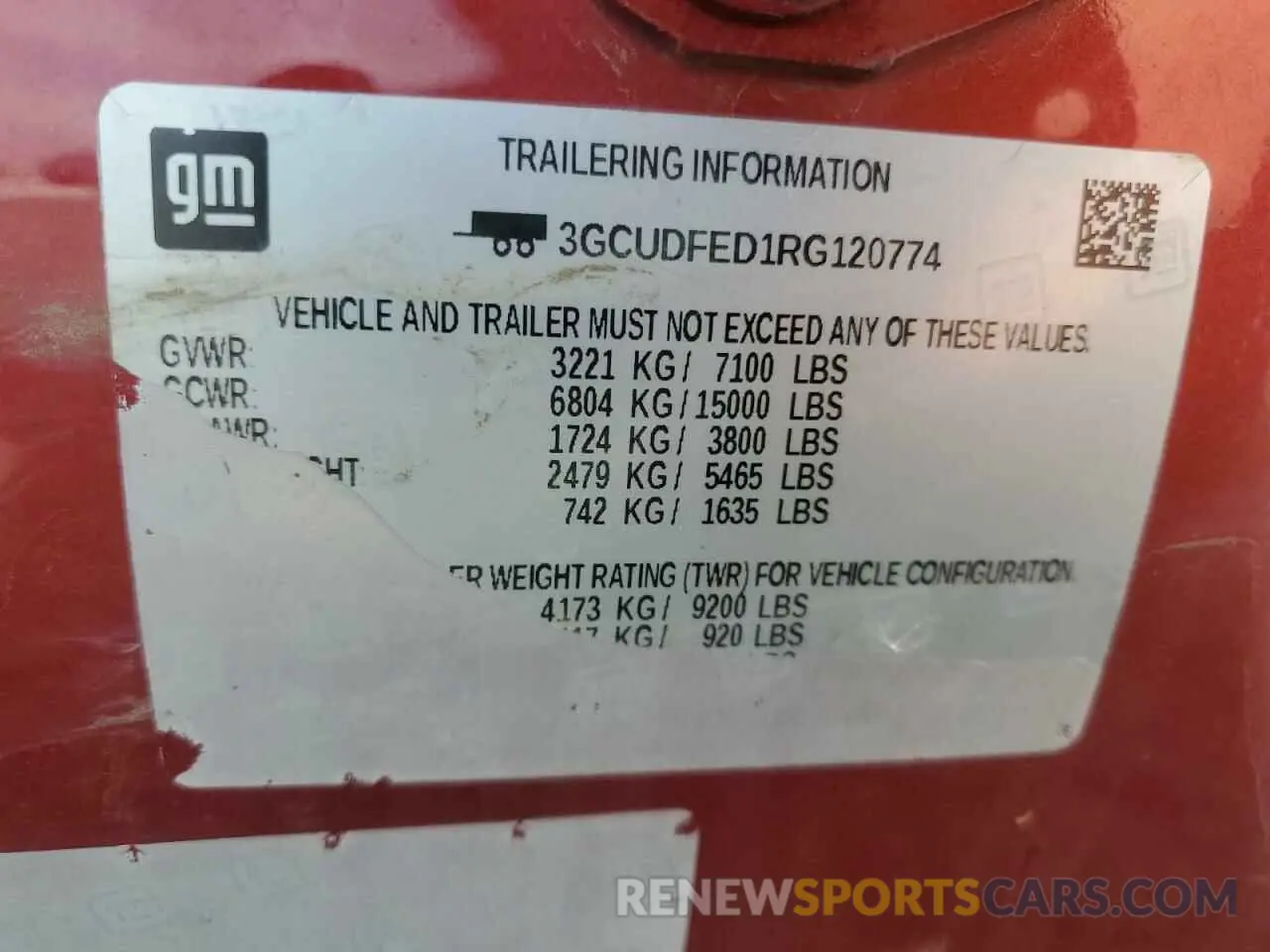 12 Photograph of a damaged car 3GCUDFED1RG120774 CHEVROLET ALL Models 2024