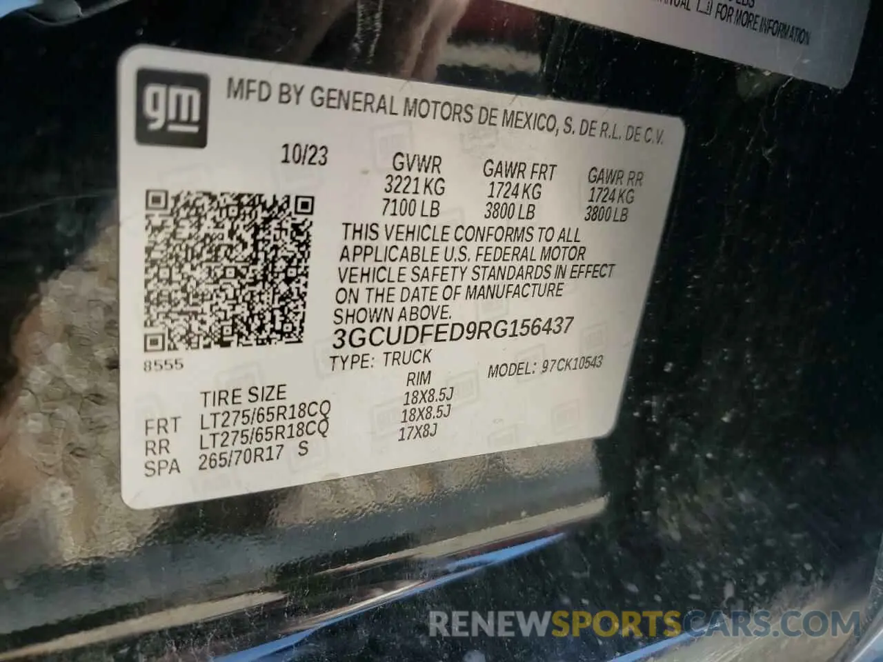 12 Photograph of a damaged car 3GCUDFED9RG156437 CHEVROLET ALL Models 2024