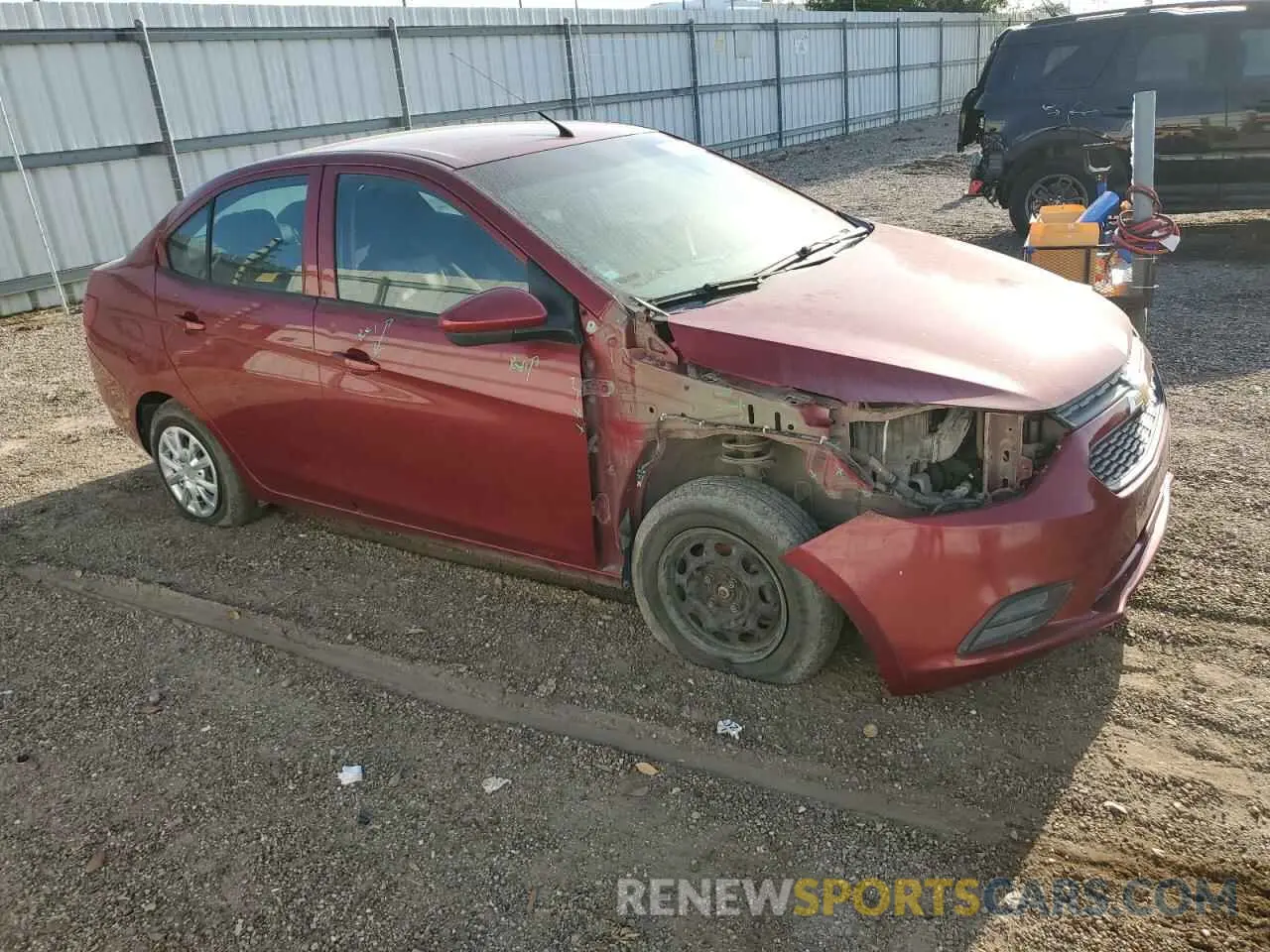 4 Photograph of a damaged car LSGHD52H2KD045447 CHEVROLET AVEO 2019