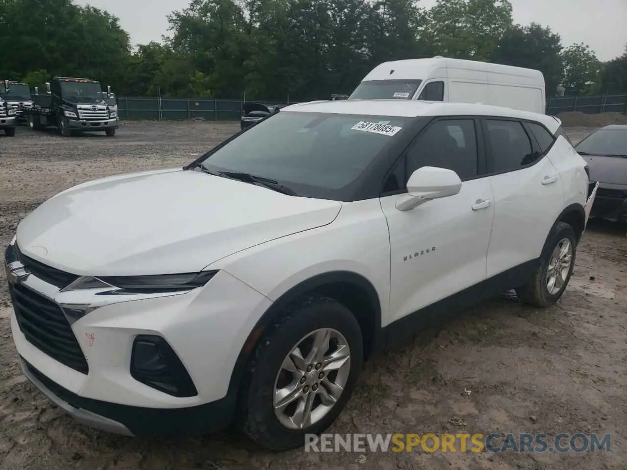 1 Photograph of a damaged car 3GNKBARA8KS697621 CHEVROLET BLAZER 2019