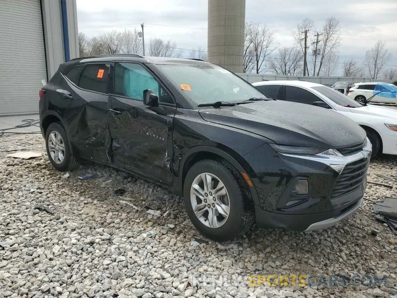 4 Photograph of a damaged car 3GNKBBRA0KS702073 CHEVROLET BLAZER 2019