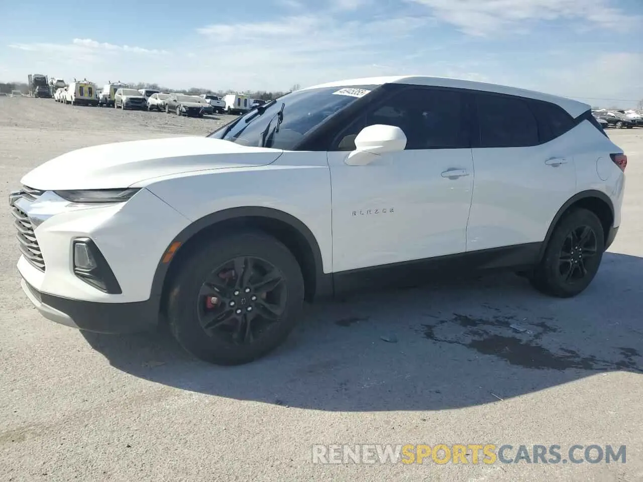 1 Photograph of a damaged car 3GNKBBRA1KS632678 CHEVROLET BLAZER 2019