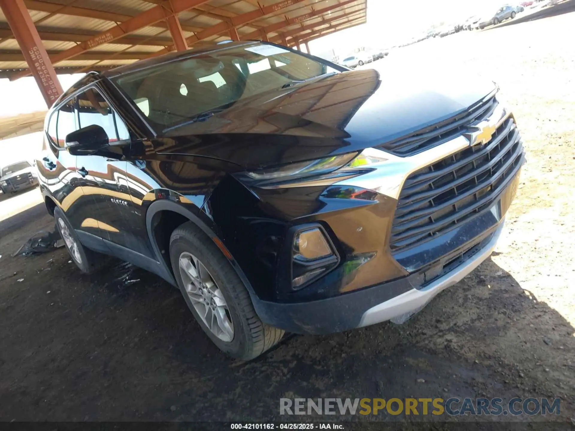 1 Photograph of a damaged car 3GNKBBRA2KS574032 CHEVROLET BLAZER 2019