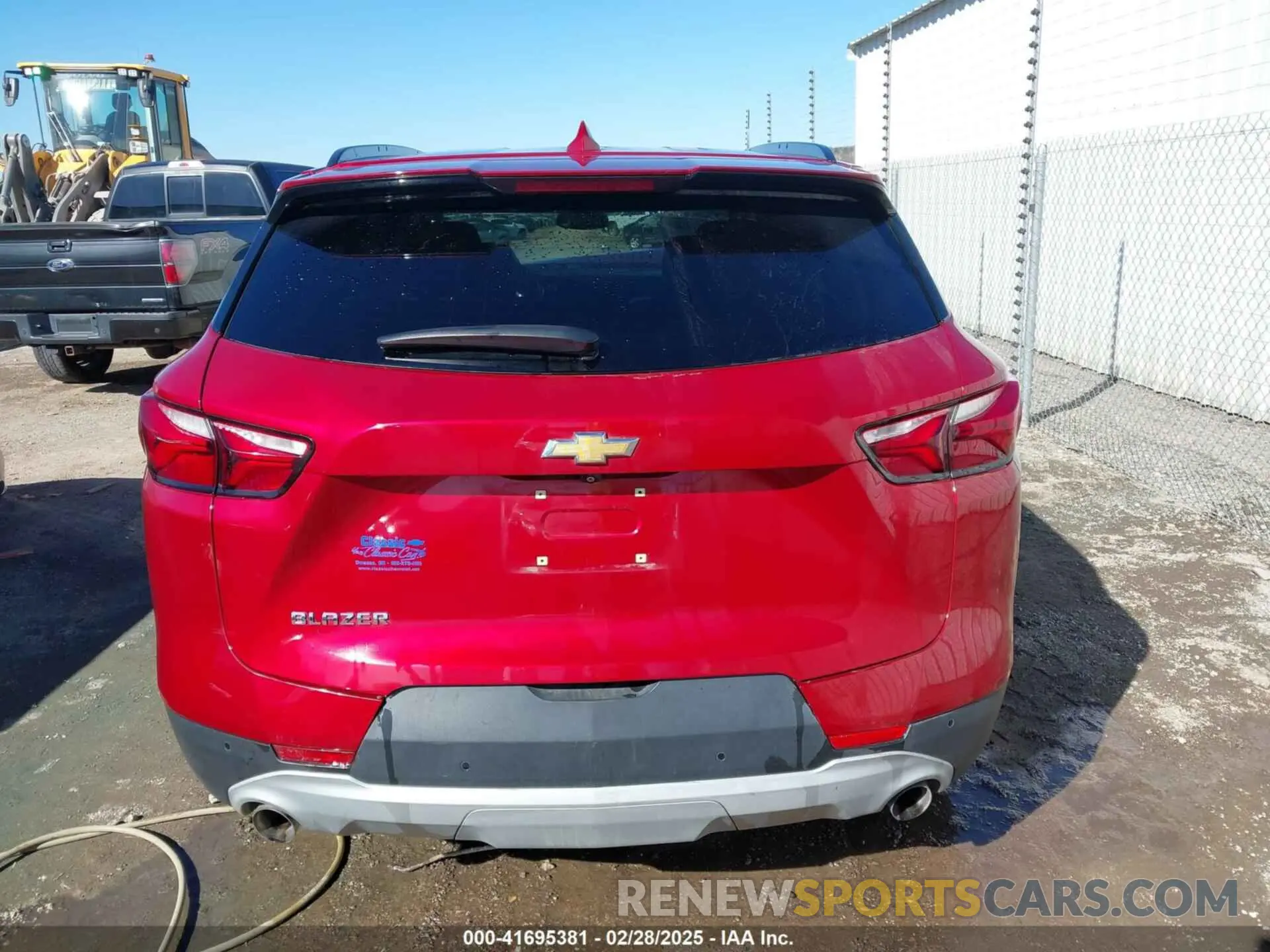 16 Photograph of a damaged car 3GNKBBRA4KS586828 CHEVROLET BLAZER 2019