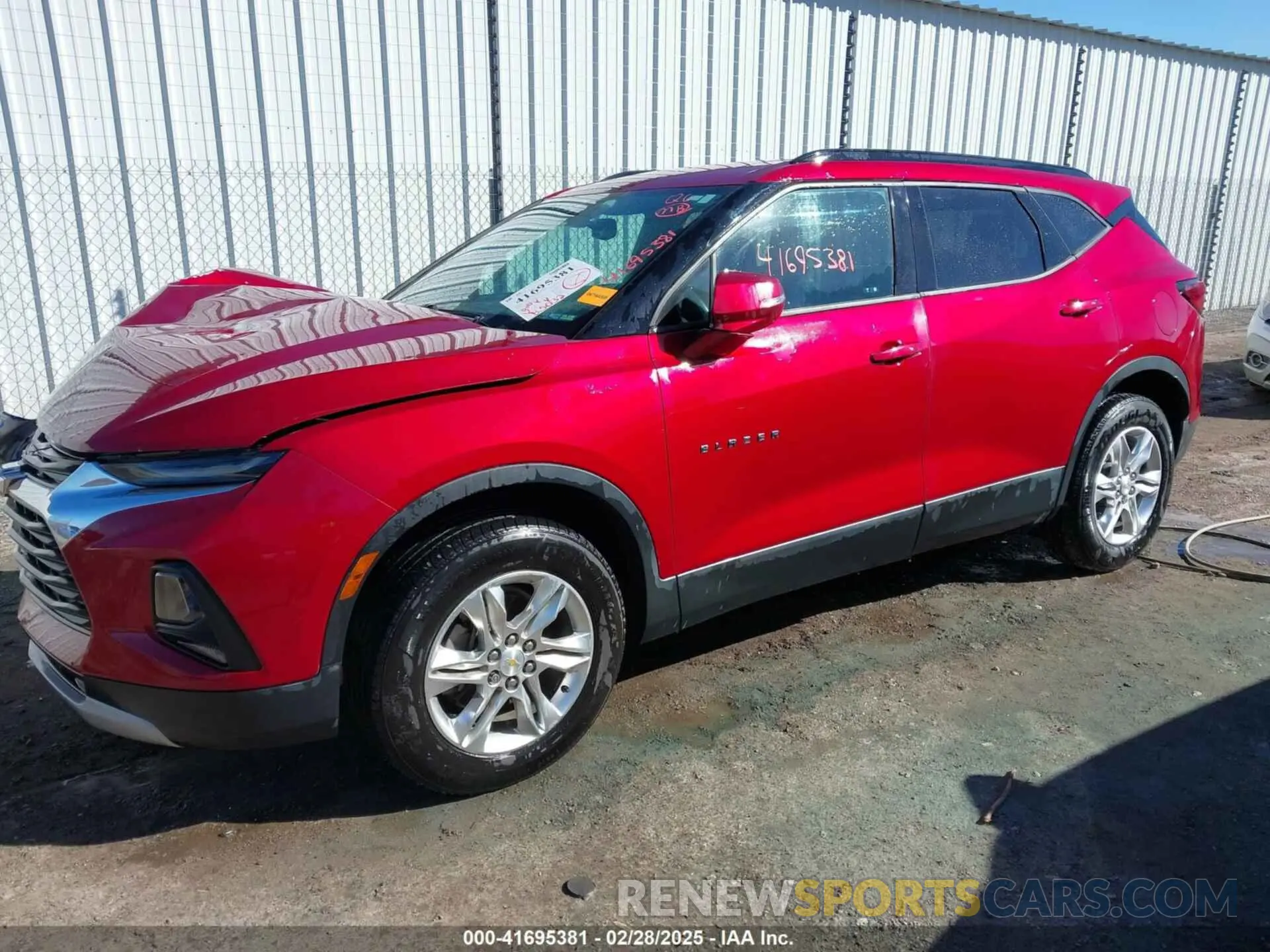 2 Photograph of a damaged car 3GNKBBRA4KS586828 CHEVROLET BLAZER 2019