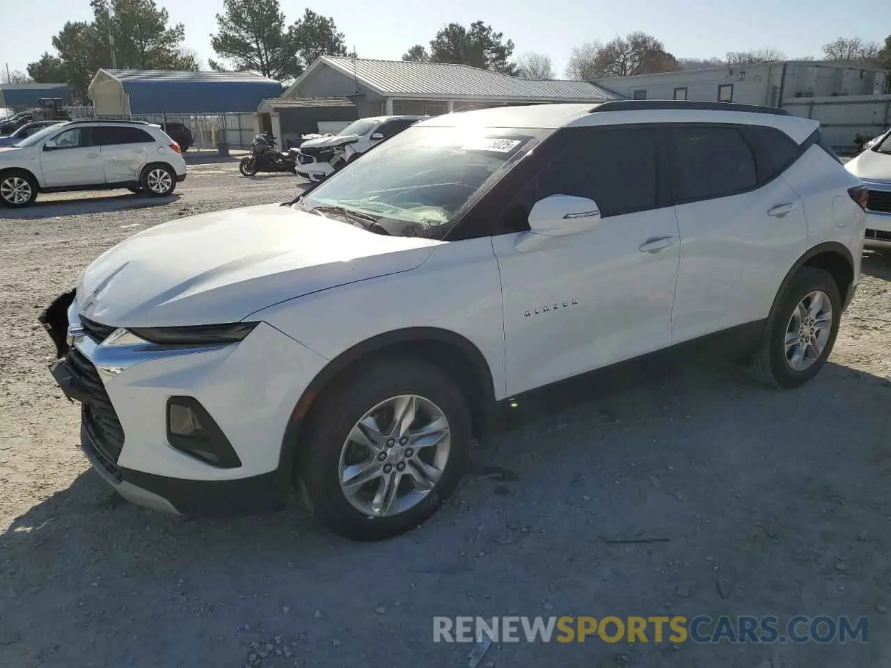 1 Photograph of a damaged car 3GNKBBRA4KS614546 CHEVROLET BLAZER 2019