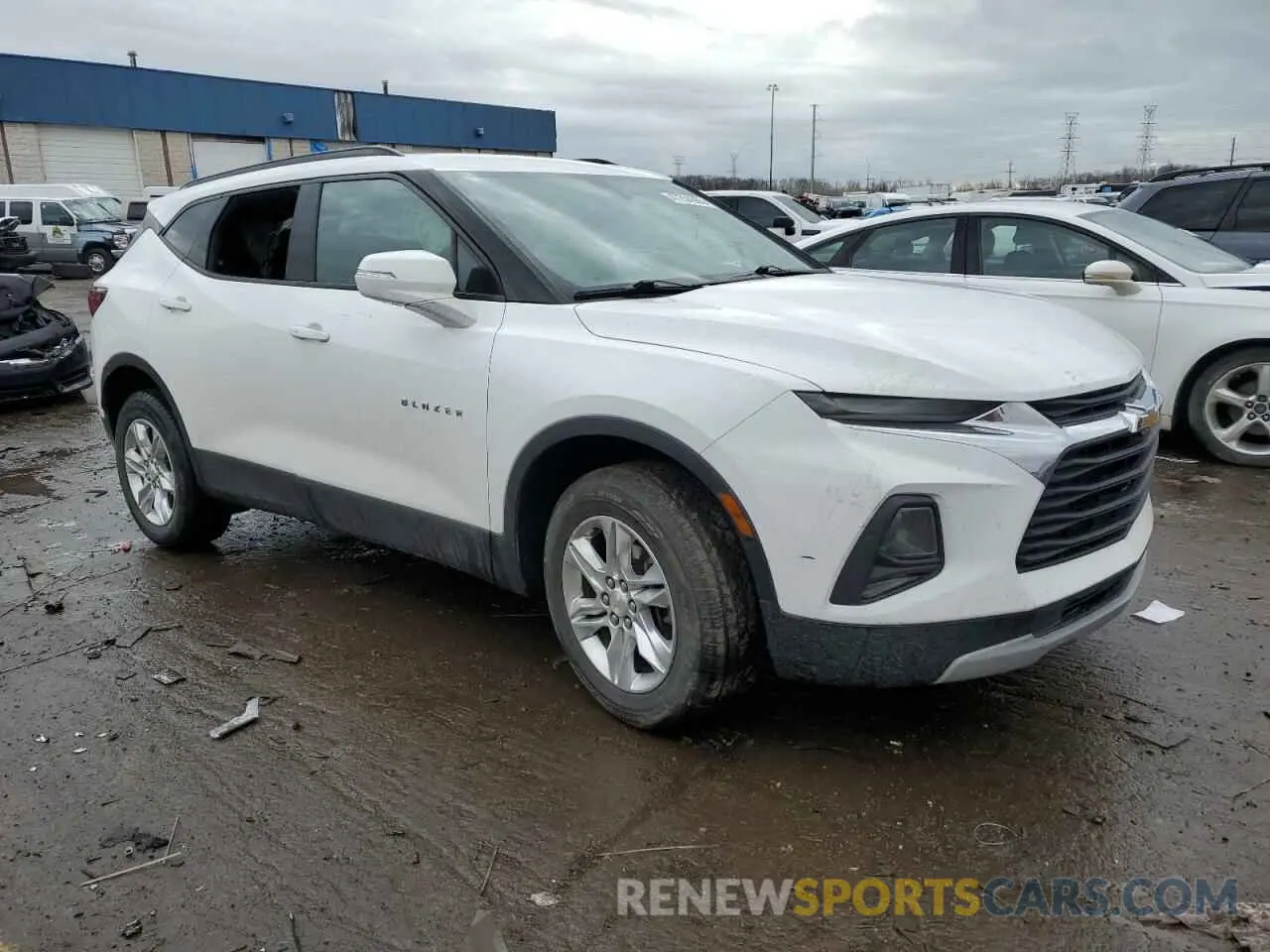 4 Photograph of a damaged car 3GNKBBRA4KS686301 CHEVROLET BLAZER 2019
