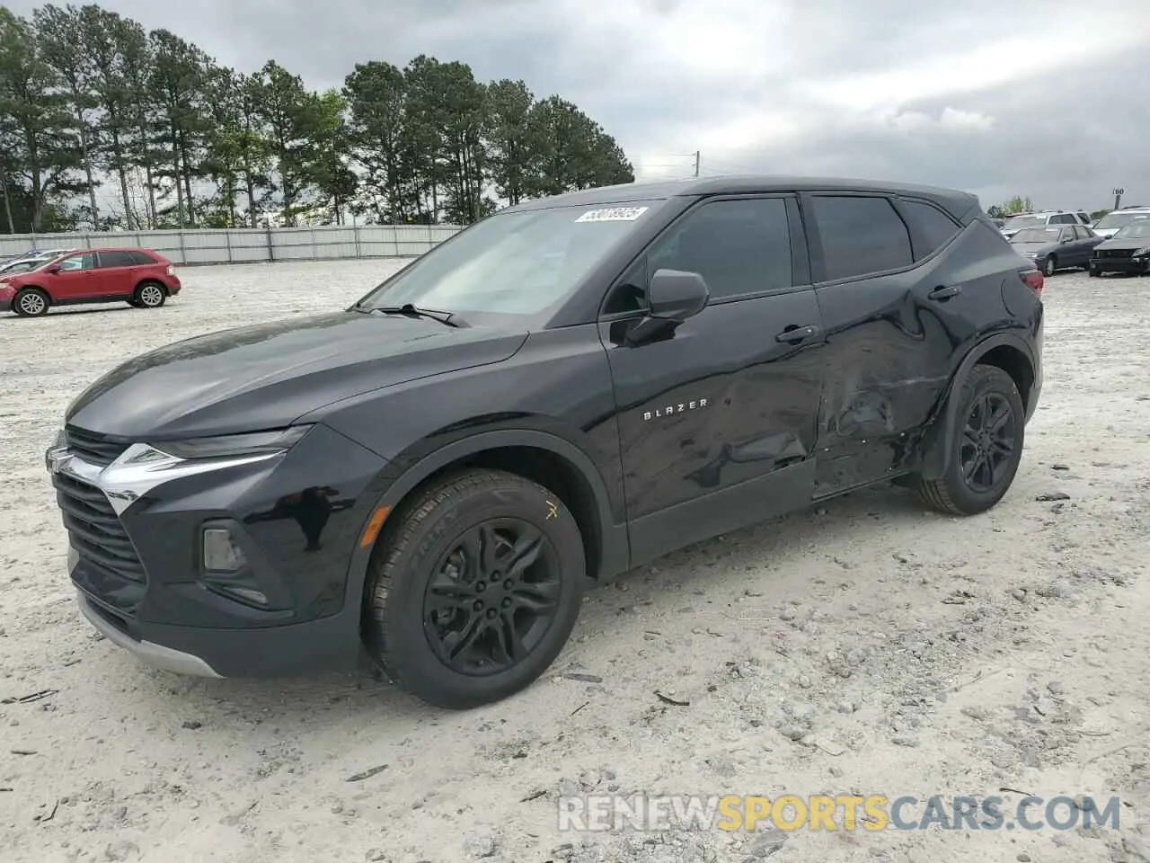1 Photograph of a damaged car 3GNKBBRA4KS688341 CHEVROLET BLAZER 2019