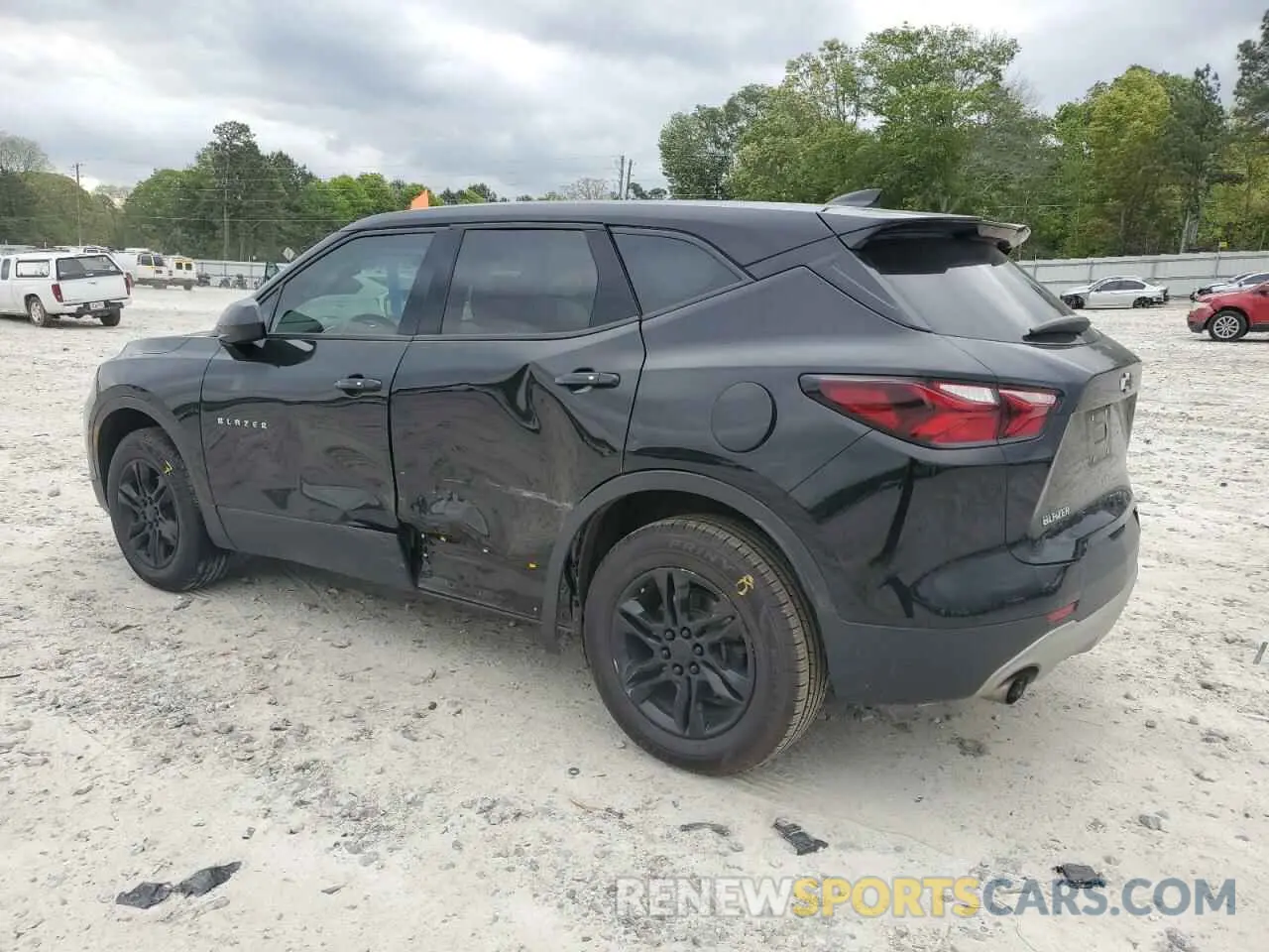 2 Photograph of a damaged car 3GNKBBRA4KS688341 CHEVROLET BLAZER 2019