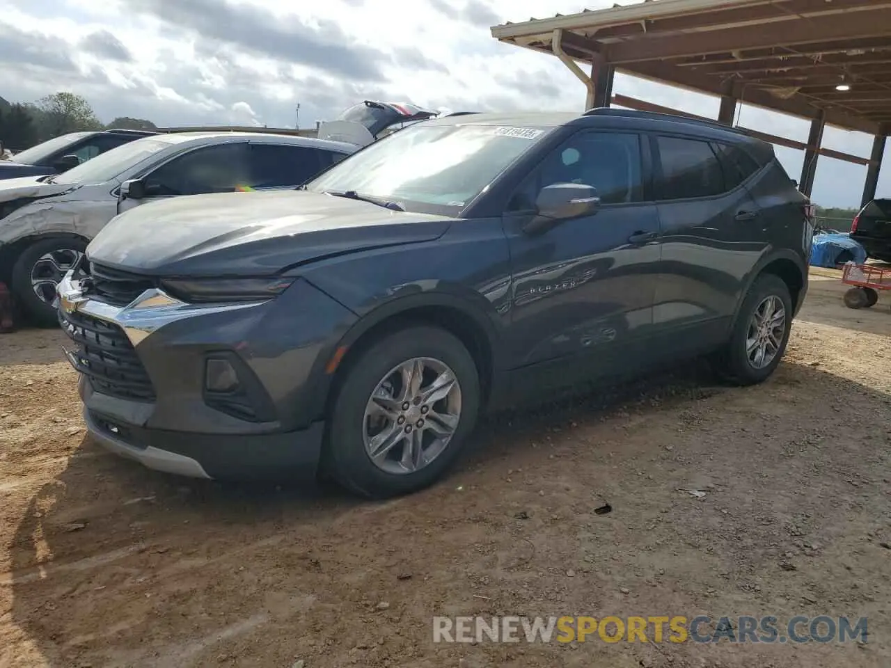 1 Photograph of a damaged car 3GNKBBRA4KS693569 CHEVROLET BLAZER 2019