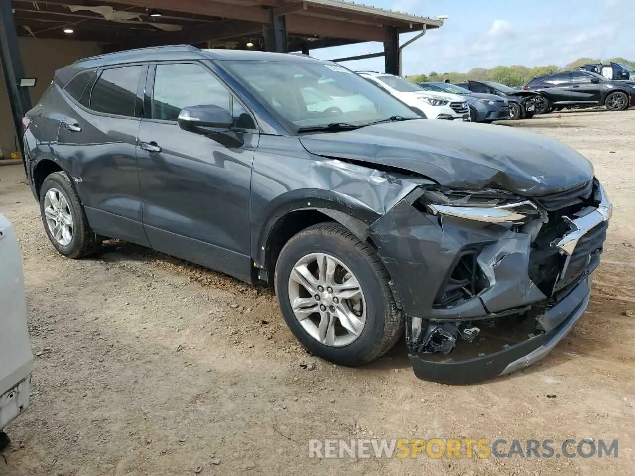 4 Photograph of a damaged car 3GNKBBRA4KS693569 CHEVROLET BLAZER 2019
