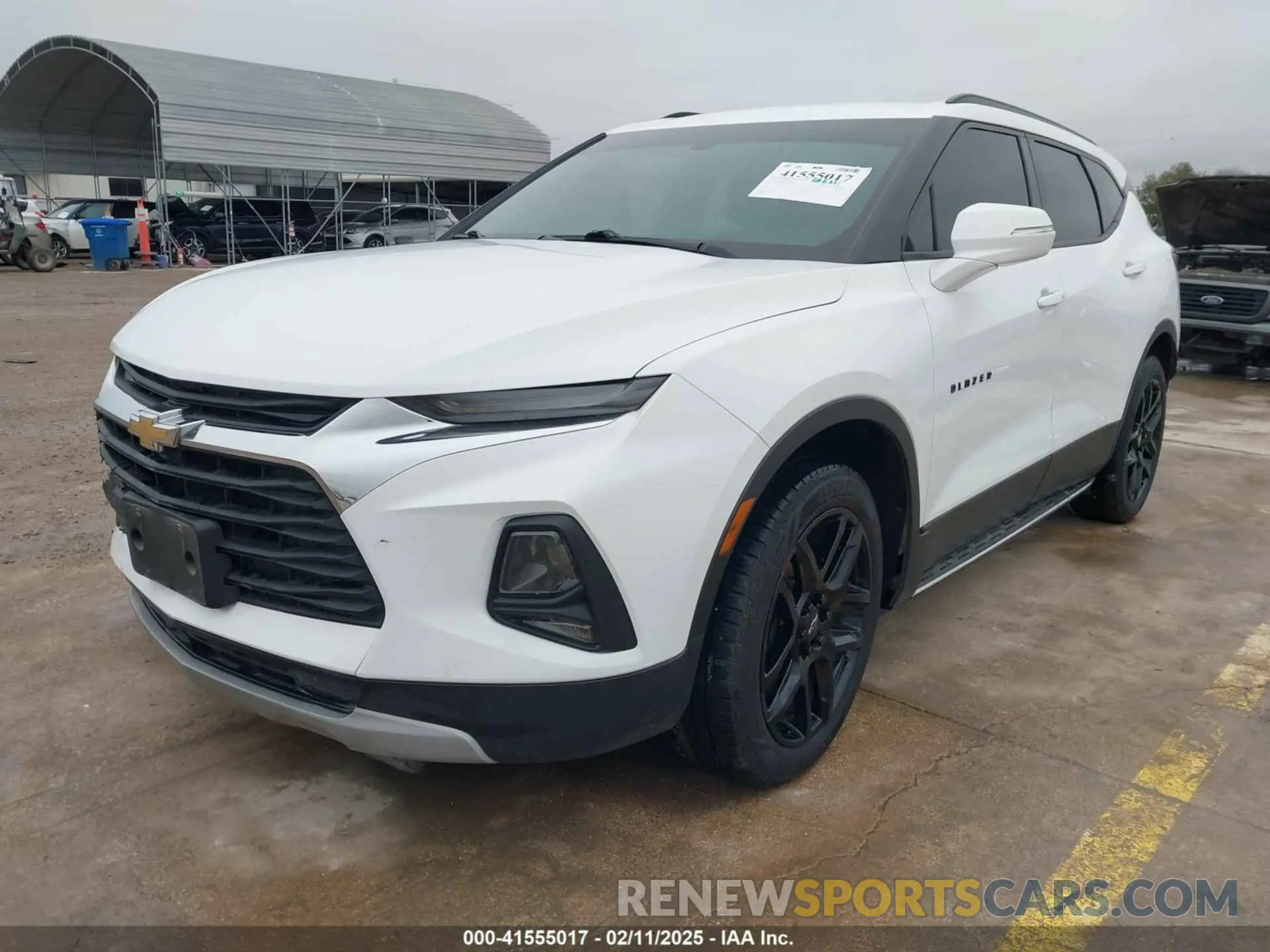 2 Photograph of a damaged car 3GNKBBRA4KS703680 CHEVROLET BLAZER 2019