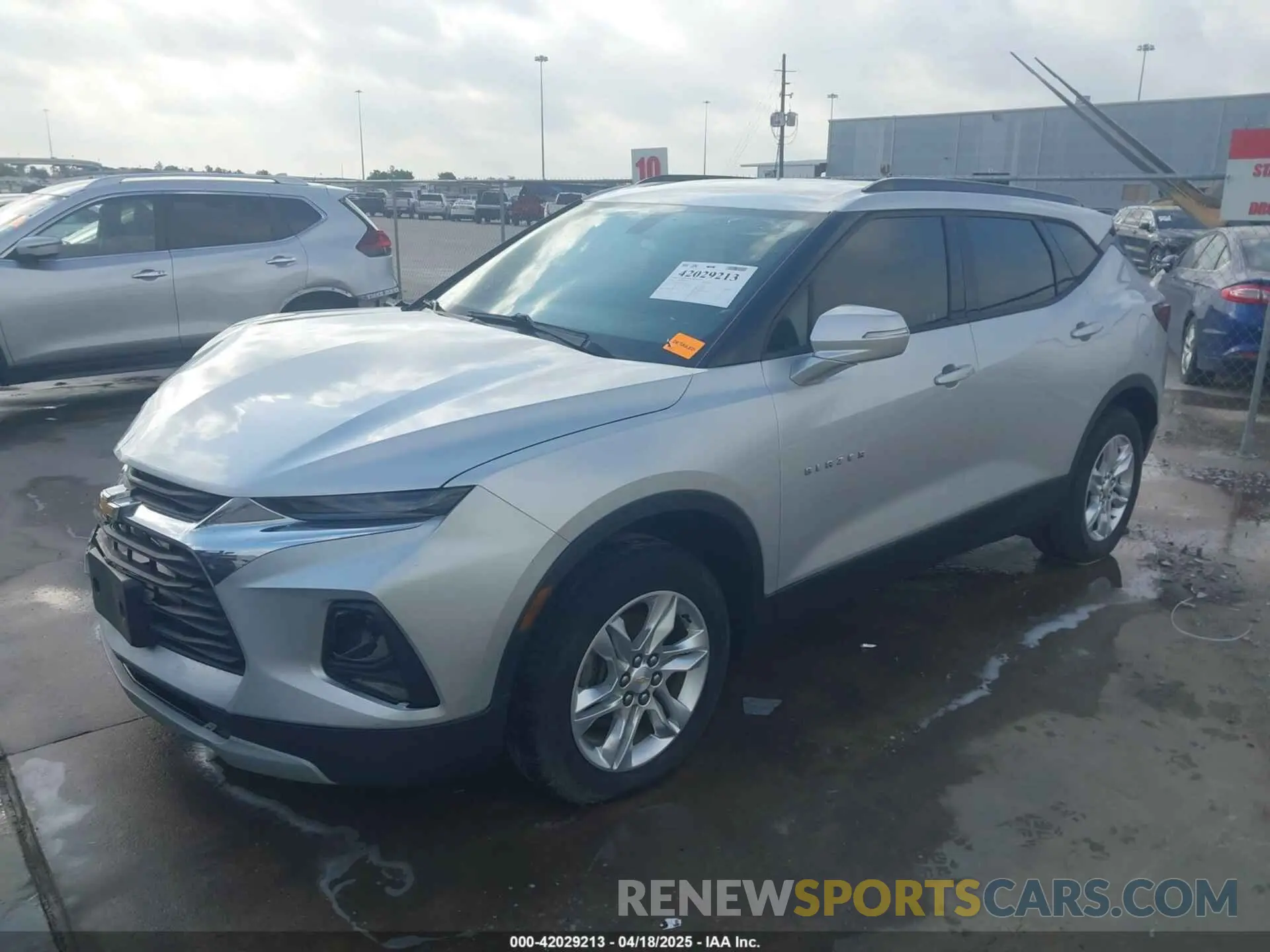 2 Photograph of a damaged car 3GNKBBRA5KS657132 CHEVROLET BLAZER 2019