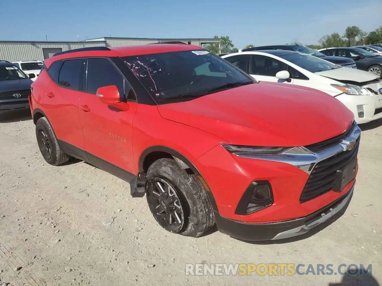 4 Photograph of a damaged car 3GNKBBRA5KS703509 CHEVROLET BLAZER 2019