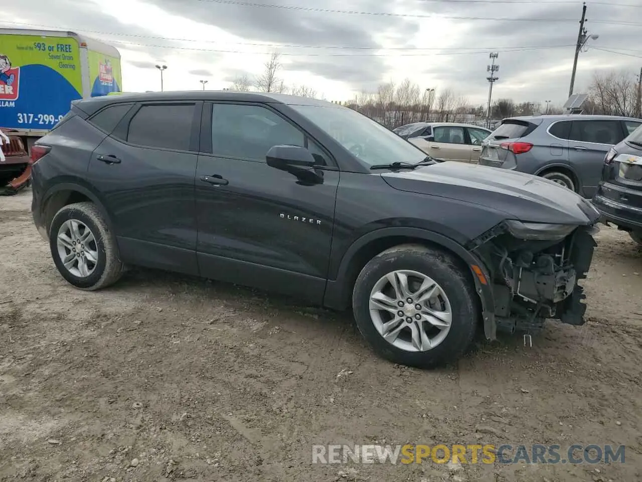 4 Photograph of a damaged car 3GNKBBRA6KS577855 CHEVROLET BLAZER 2019