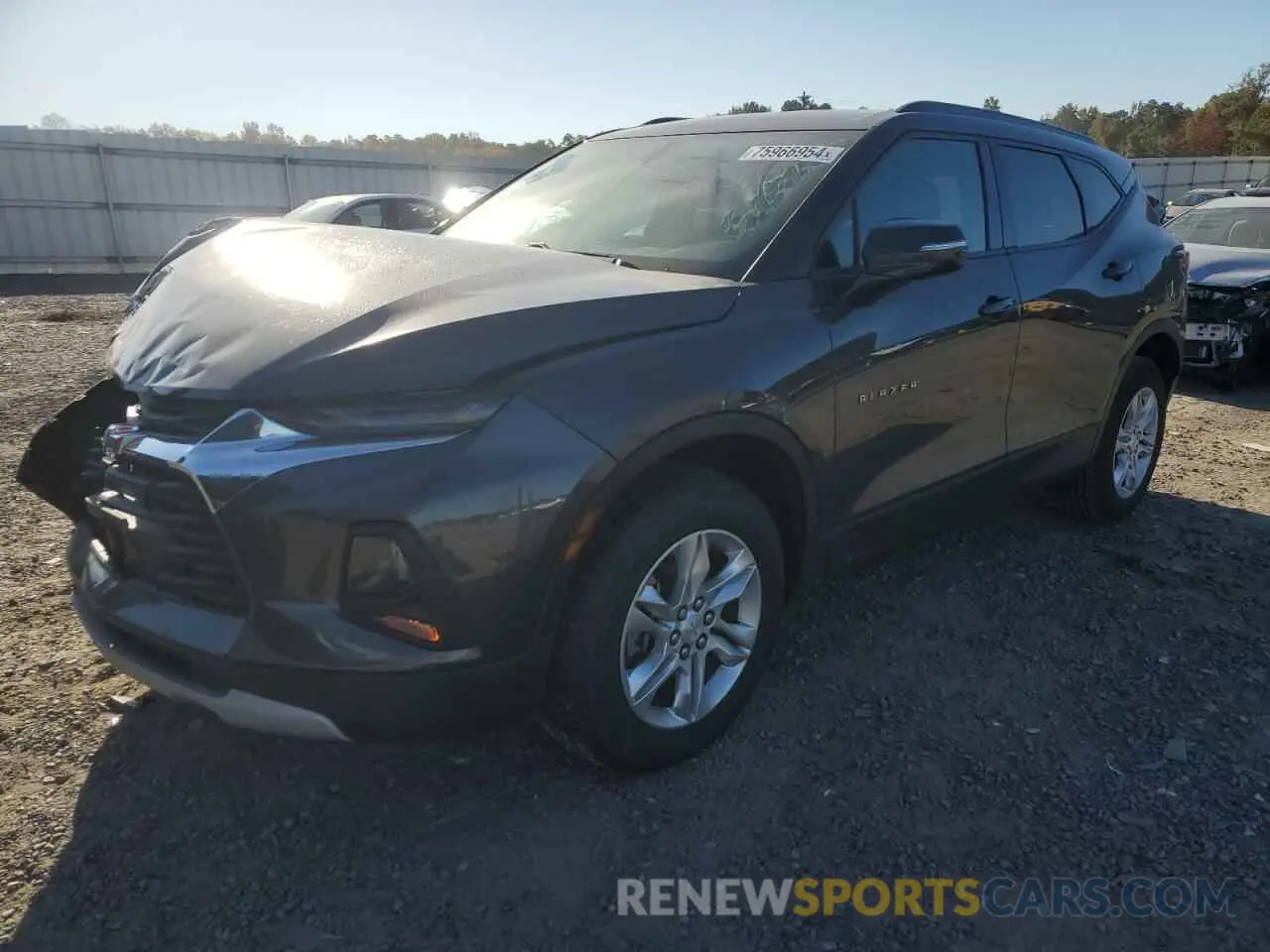 1 Photograph of a damaged car 3GNKBBRA6KS601538 CHEVROLET BLAZER 2019