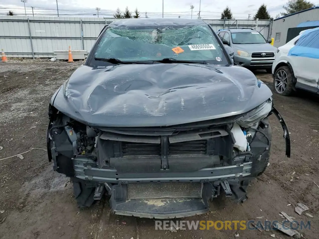 5 Photograph of a damaged car 3GNKBBRA6KS626455 CHEVROLET BLAZER 2019