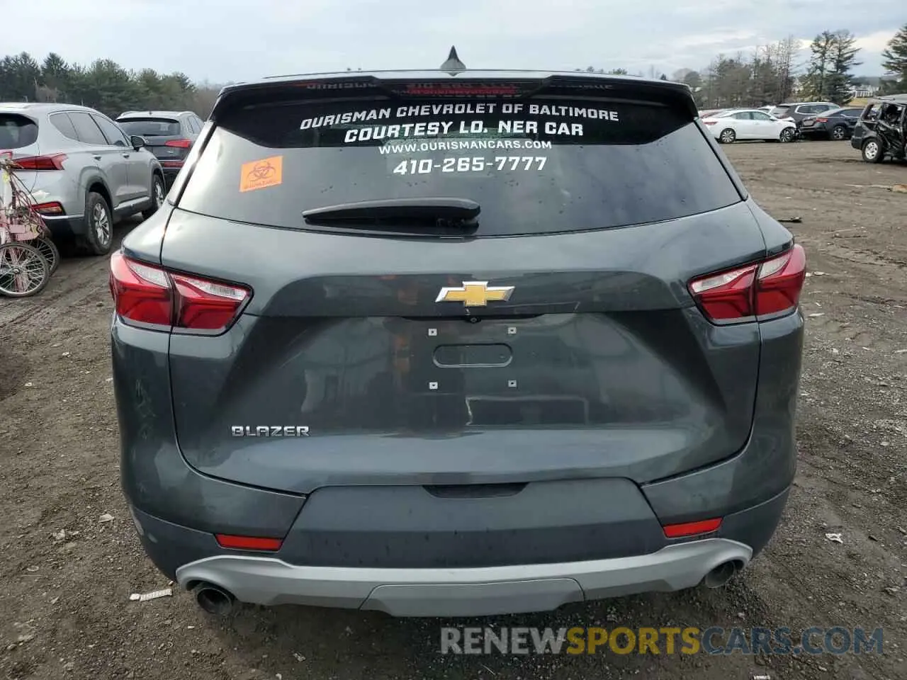 6 Photograph of a damaged car 3GNKBBRA6KS626455 CHEVROLET BLAZER 2019