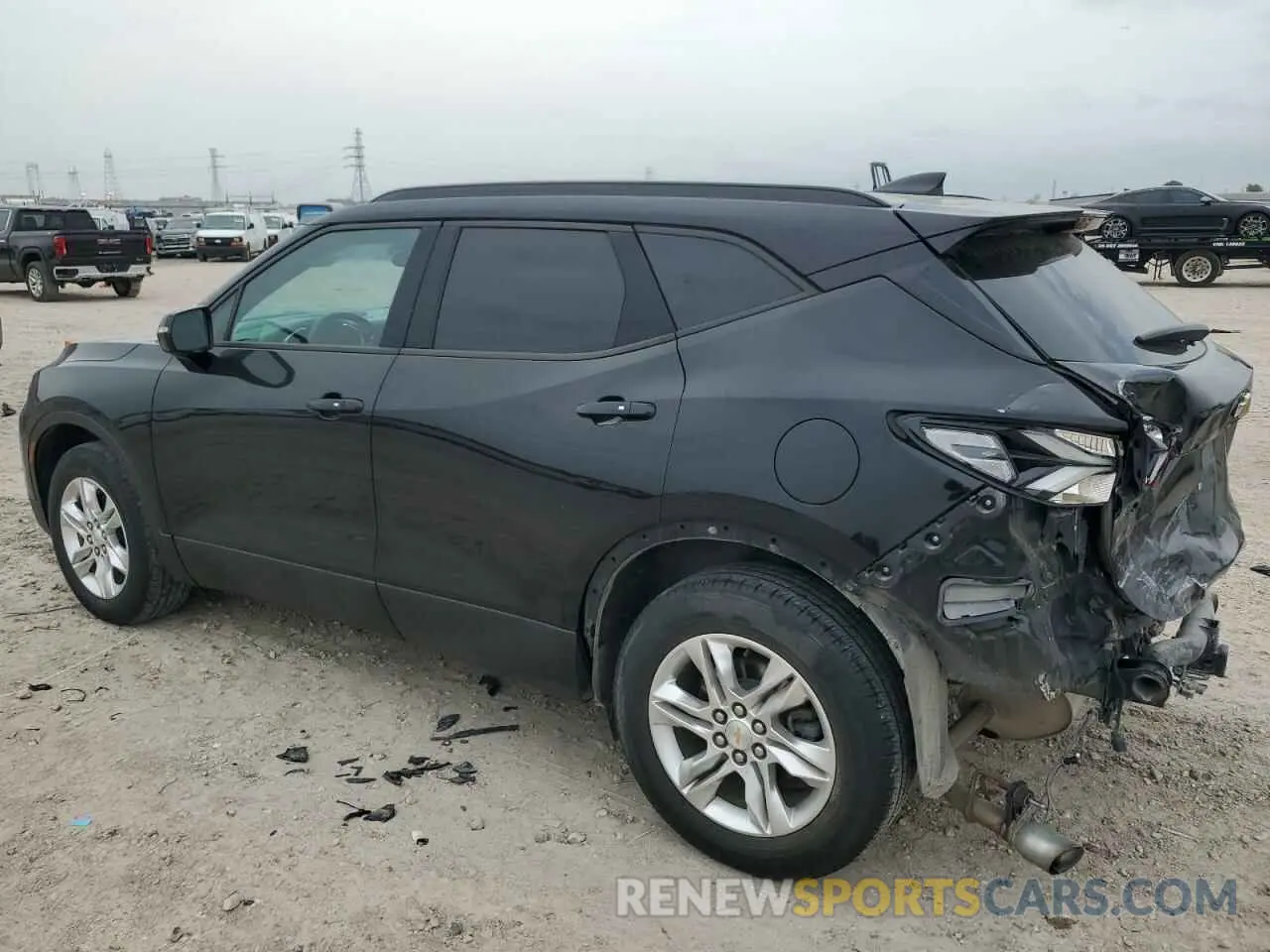 2 Photograph of a damaged car 3GNKBBRA6KS645278 CHEVROLET BLAZER 2019