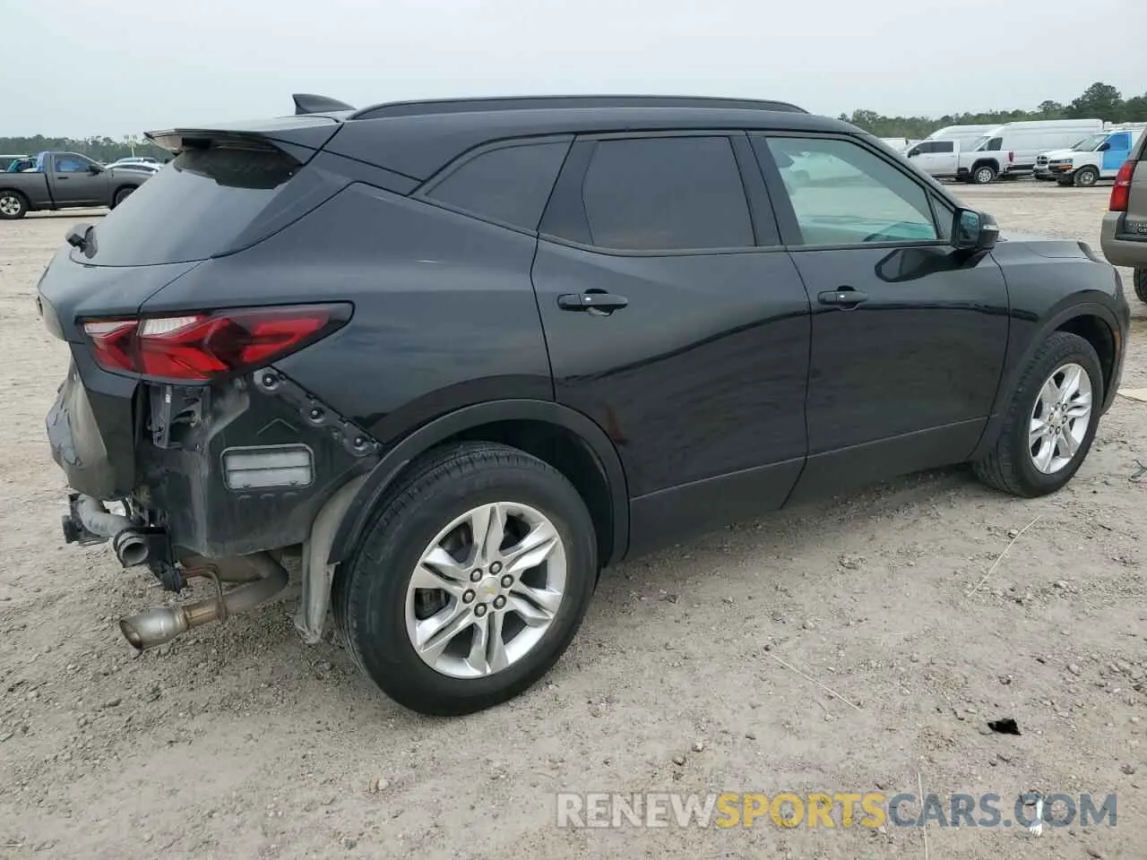 3 Photograph of a damaged car 3GNKBBRA6KS645278 CHEVROLET BLAZER 2019