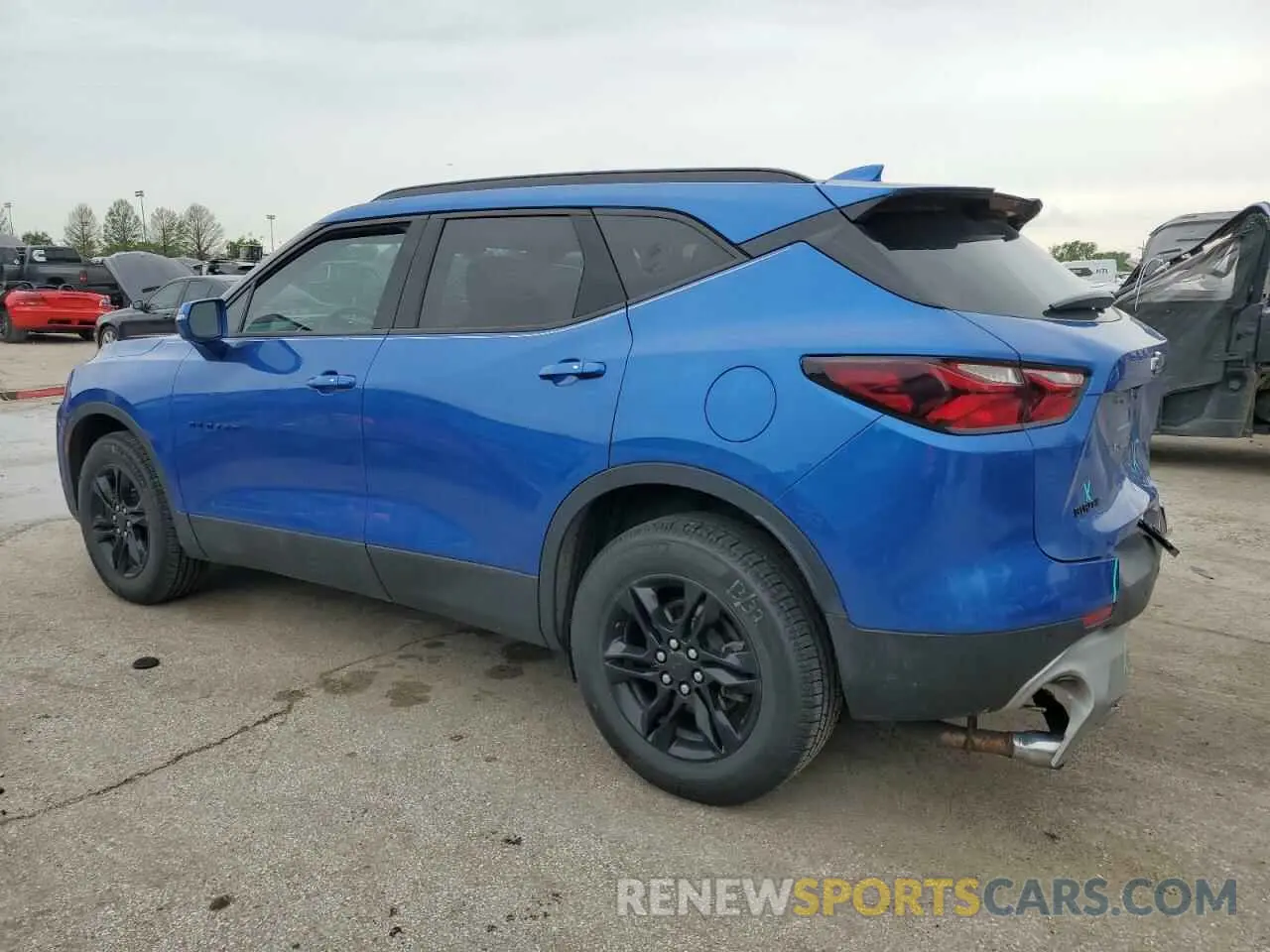 2 Photograph of a damaged car 3GNKBBRA7KS607140 CHEVROLET BLAZER 2019