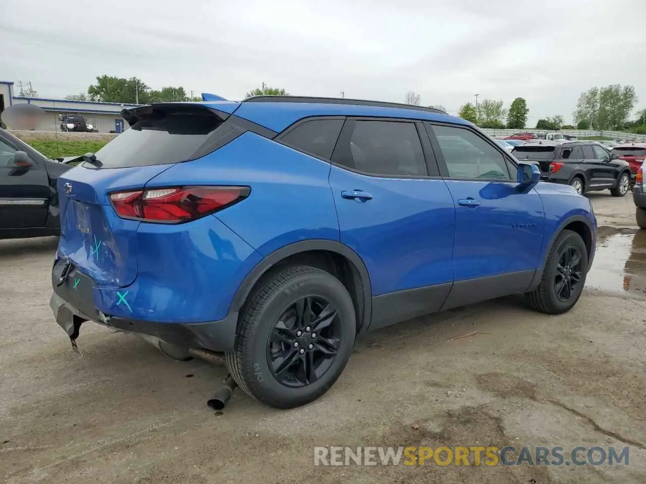 3 Photograph of a damaged car 3GNKBBRA7KS607140 CHEVROLET BLAZER 2019