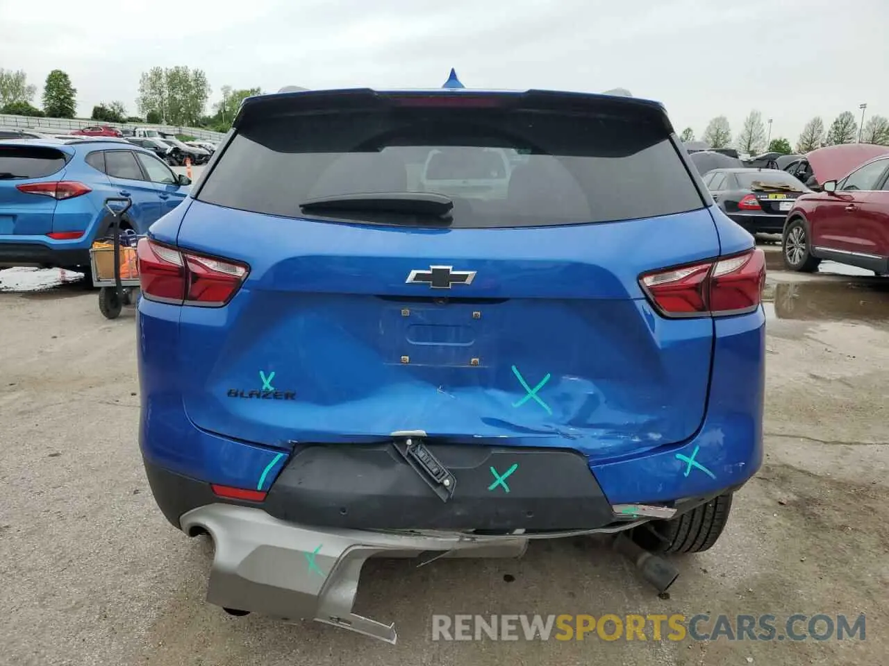 6 Photograph of a damaged car 3GNKBBRA7KS607140 CHEVROLET BLAZER 2019