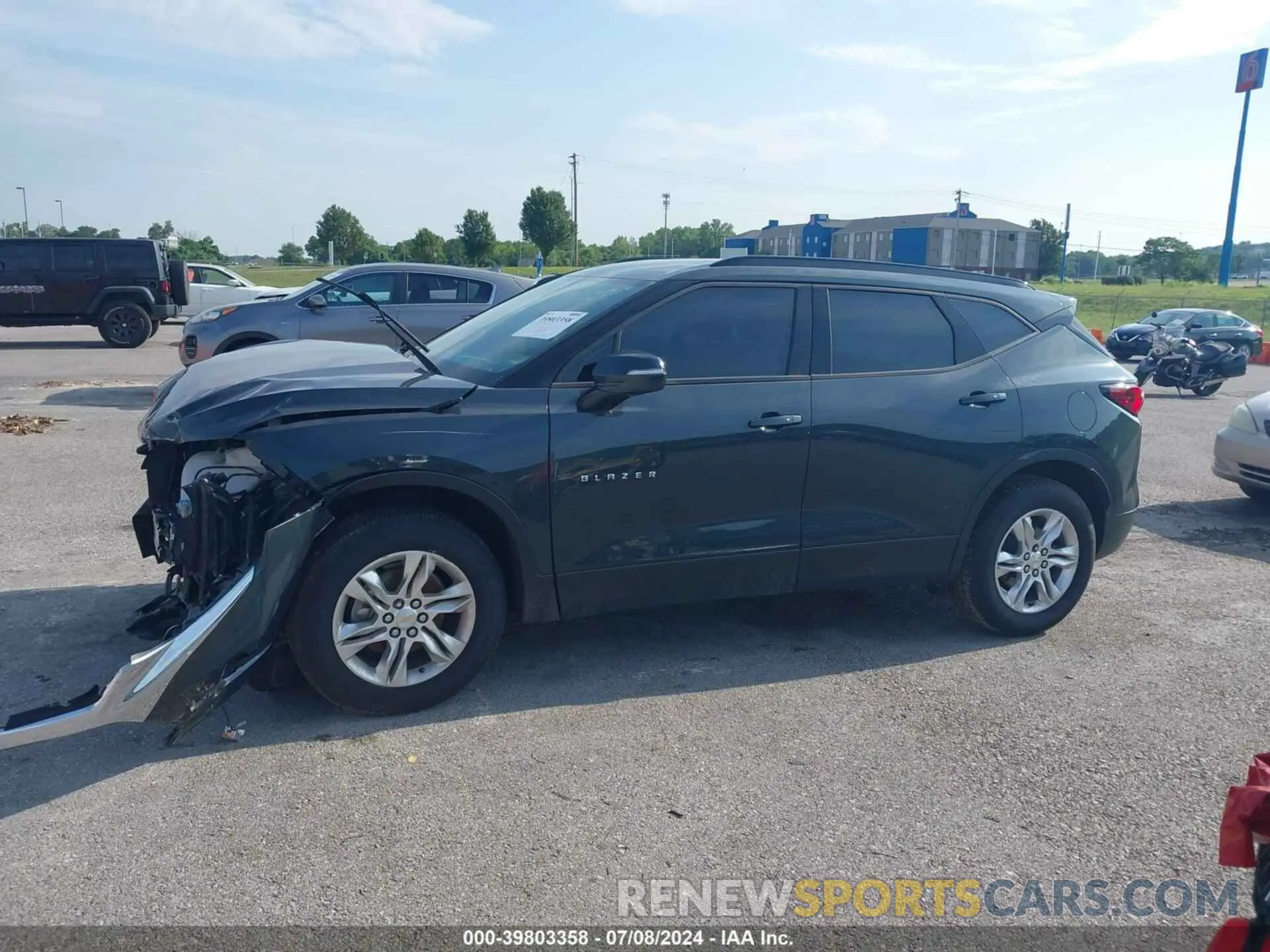 14 Photograph of a damaged car 3GNKBBRA7KS683098 CHEVROLET BLAZER 2019