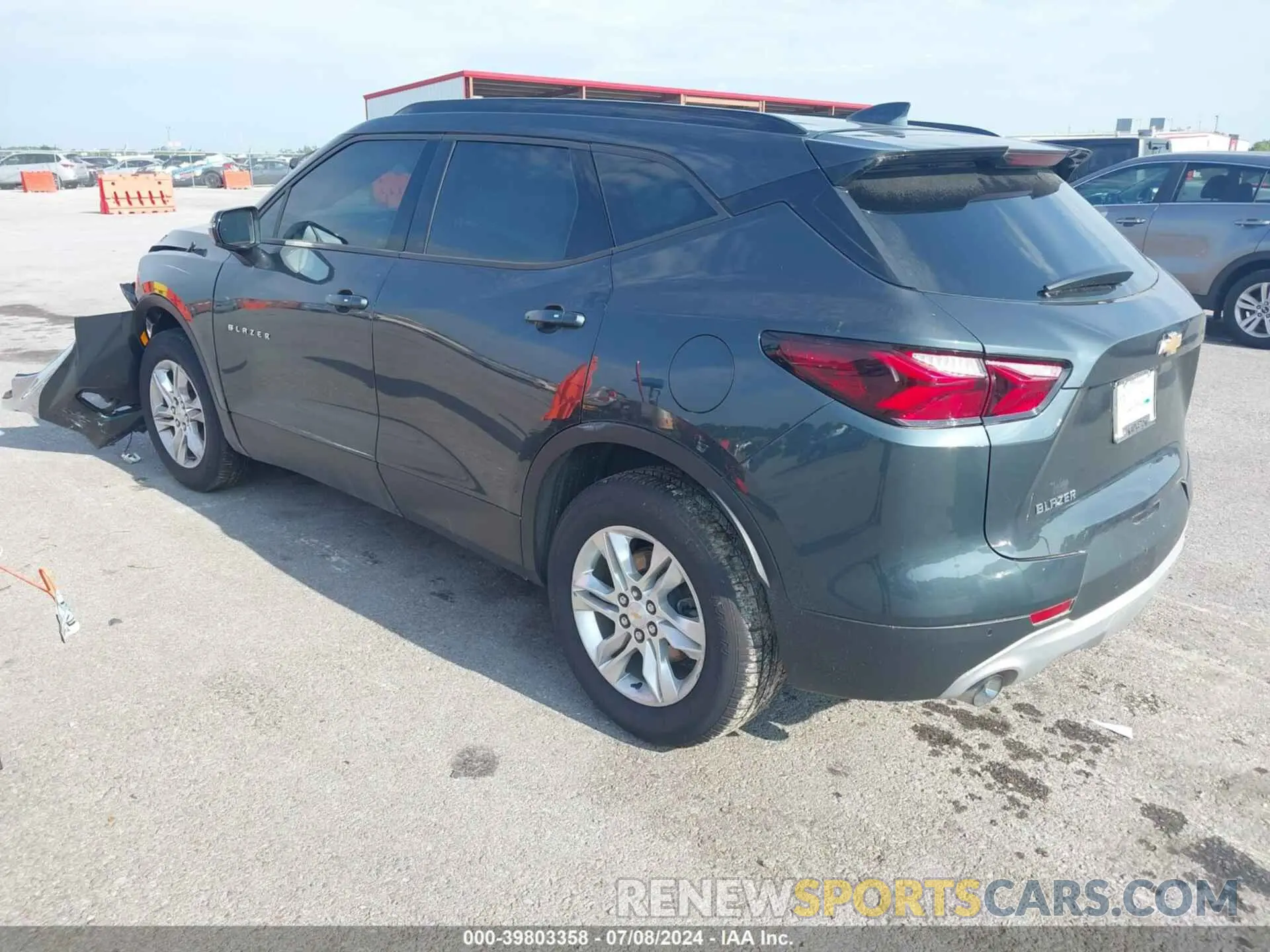 3 Photograph of a damaged car 3GNKBBRA7KS683098 CHEVROLET BLAZER 2019