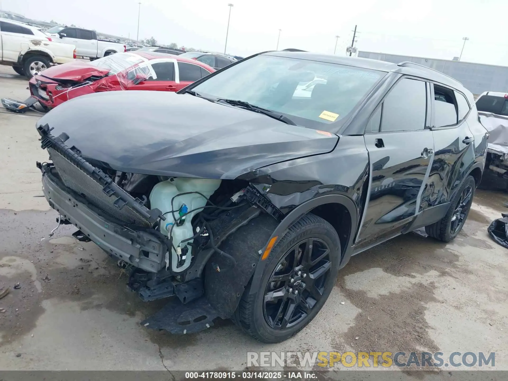 2 Photograph of a damaged car 3GNKBBRA8KS666035 CHEVROLET BLAZER 2019