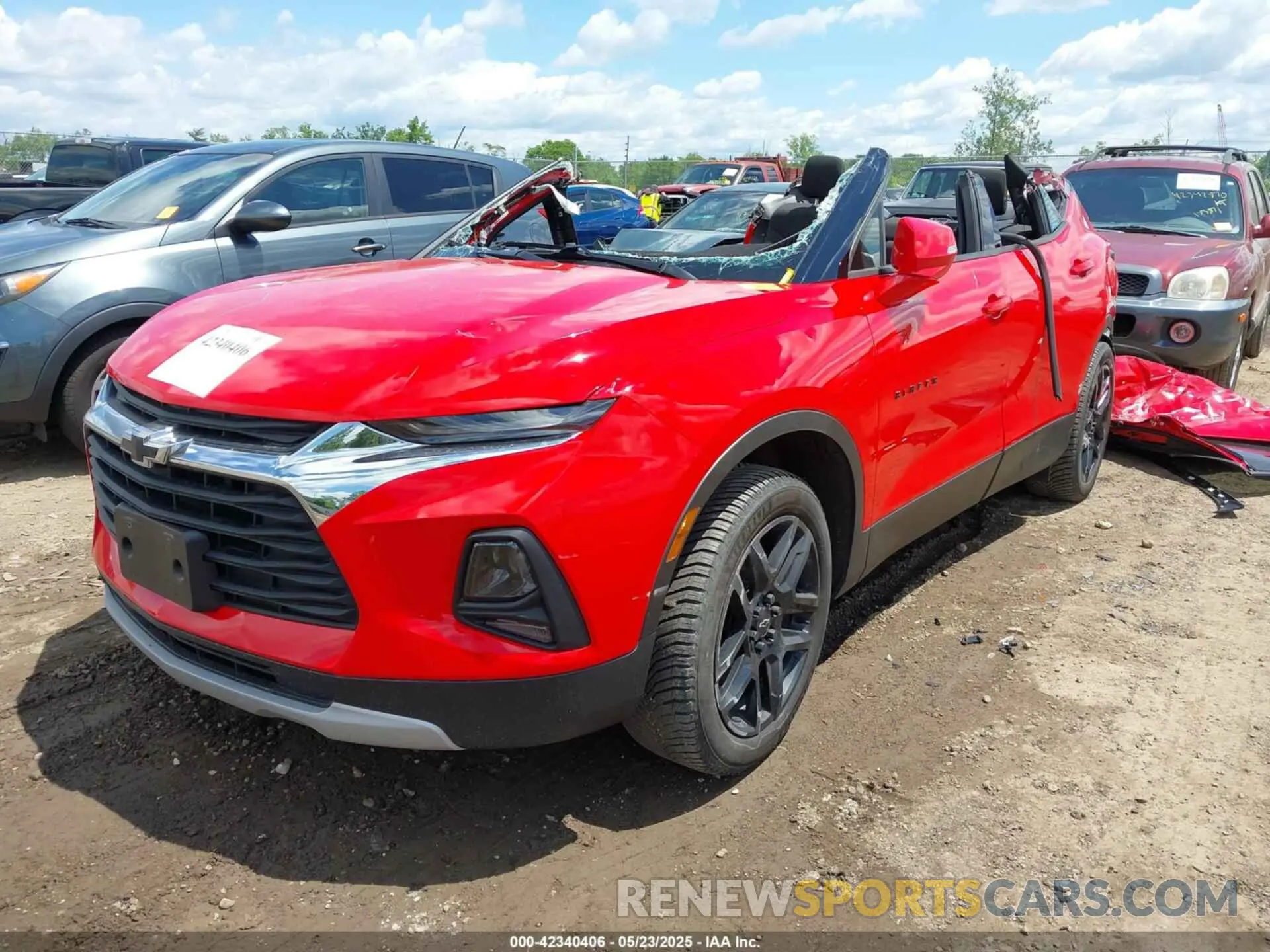 2 Photograph of a damaged car 3GNKBBRA8KS689220 CHEVROLET BLAZER 2019