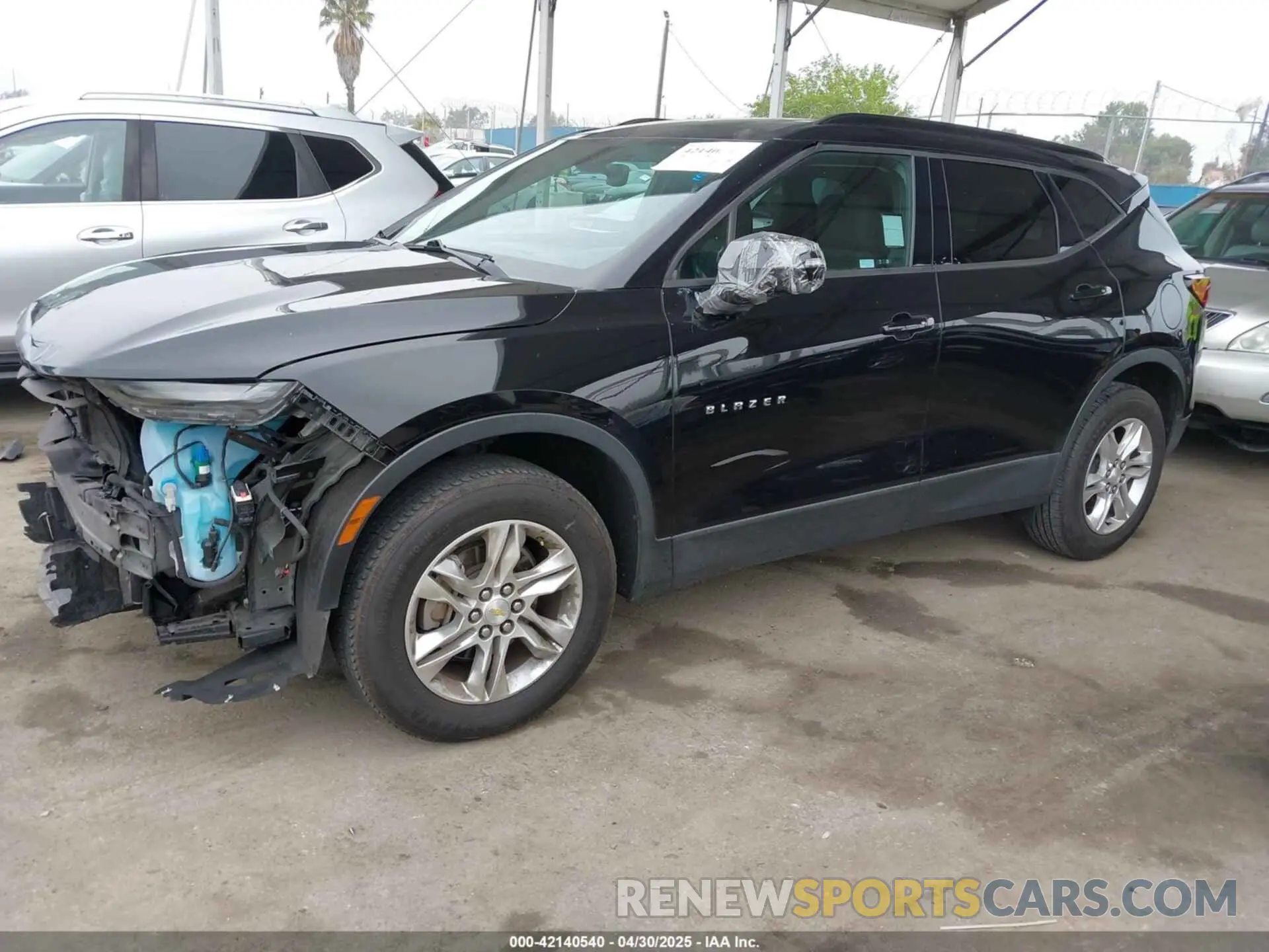 2 Photograph of a damaged car 3GNKBBRA8KS690478 CHEVROLET BLAZER 2019