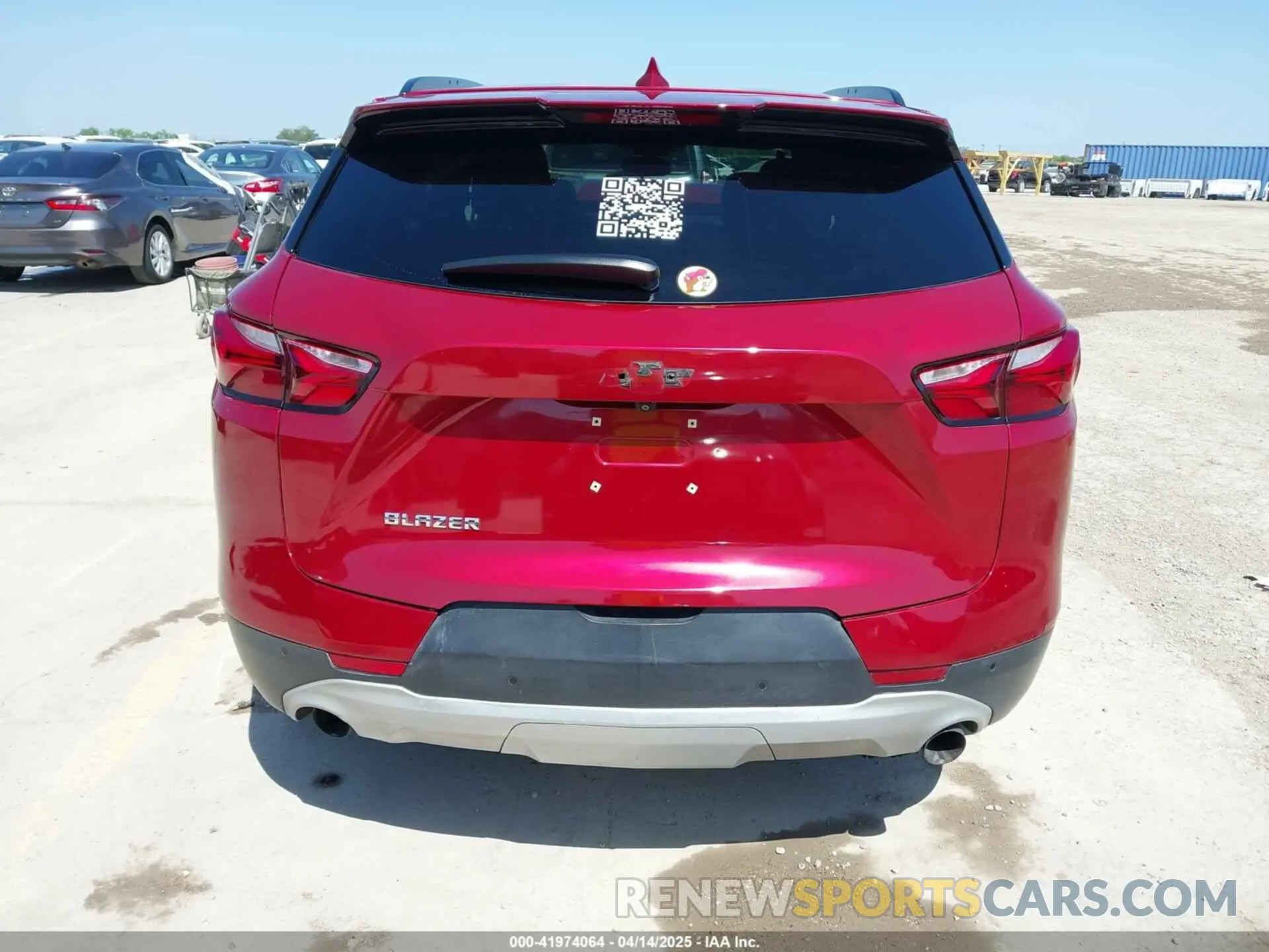 16 Photograph of a damaged car 3GNKBBRA9KS701956 CHEVROLET BLAZER 2019