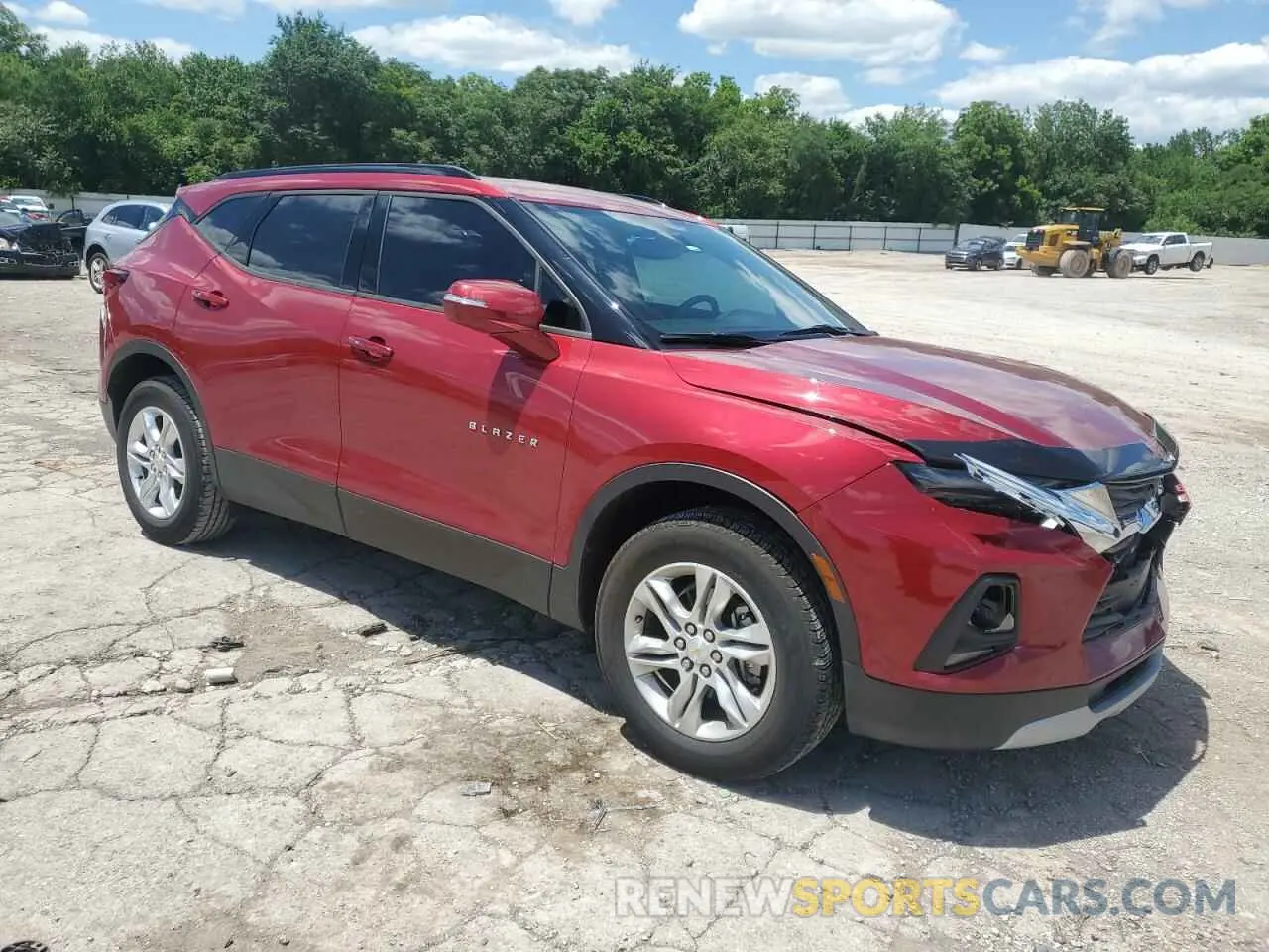 4 Photograph of a damaged car 3GNKBBRAXKS674136 CHEVROLET BLAZER 2019