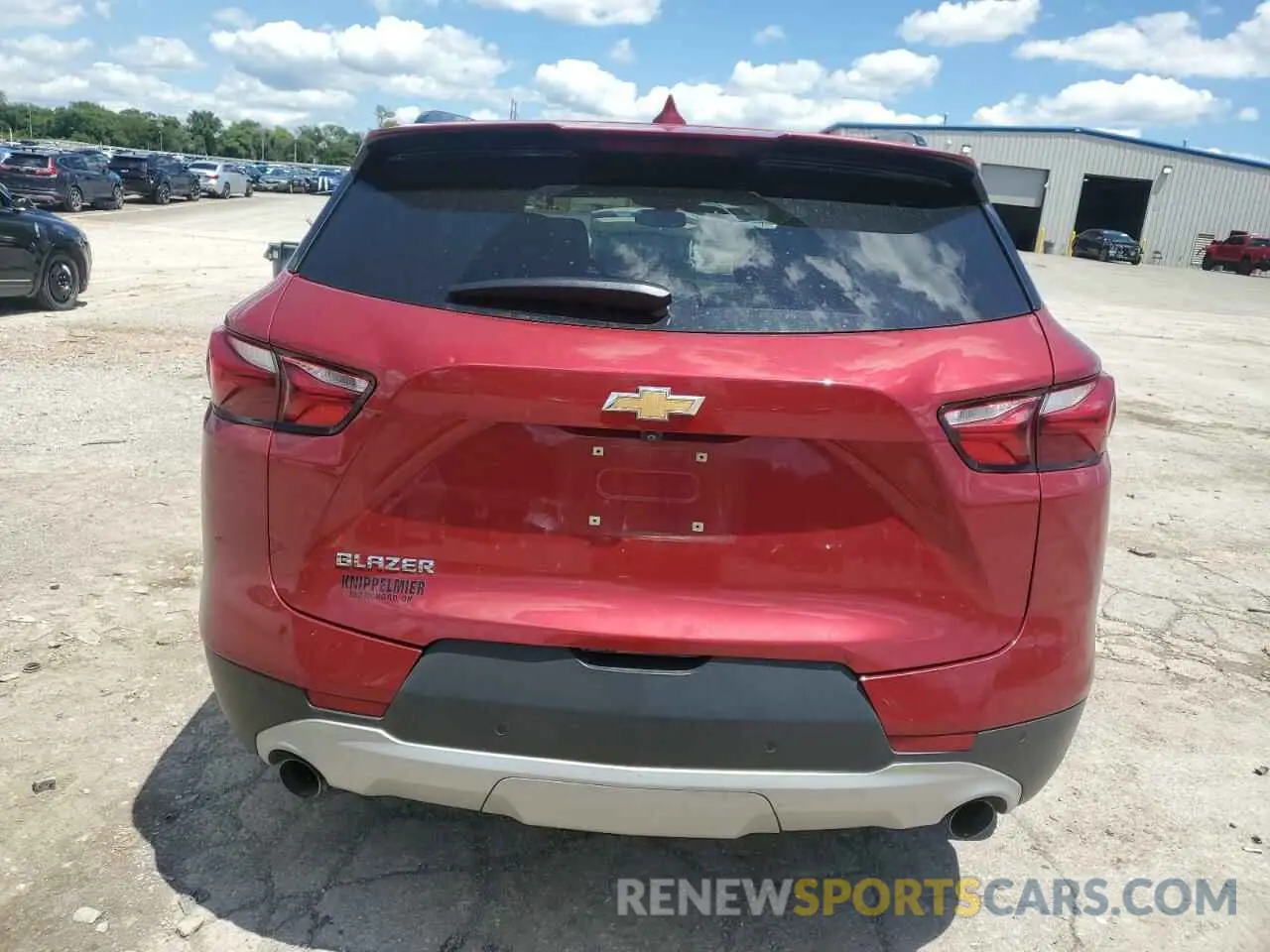 6 Photograph of a damaged car 3GNKBBRAXKS674136 CHEVROLET BLAZER 2019