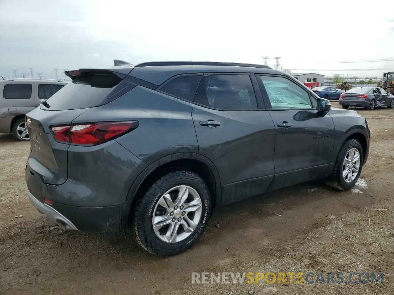 3 Photograph of a damaged car 3GNKBCRS1KS590124 CHEVROLET BLAZER 2019