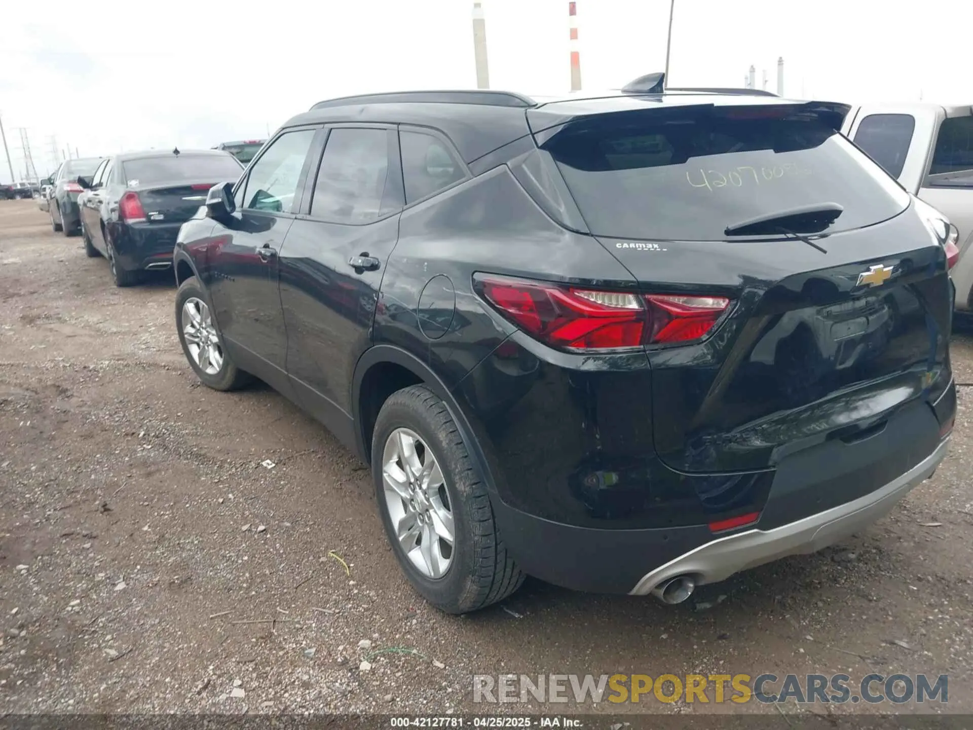 3 Photograph of a damaged car 3GNKBCRS5KS680456 CHEVROLET BLAZER 2019