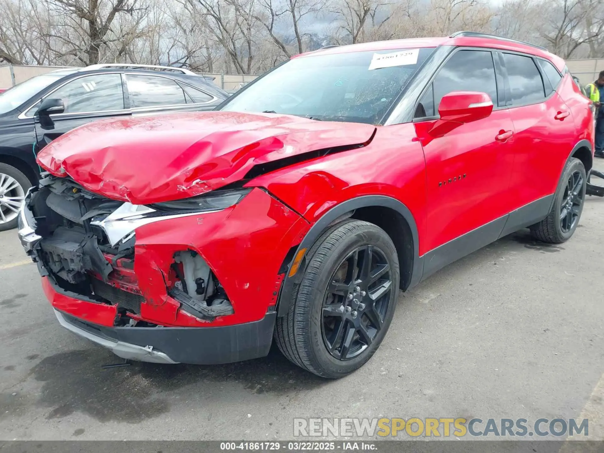2 Photograph of a damaged car 3GNKBCRS8KS696988 CHEVROLET BLAZER 2019