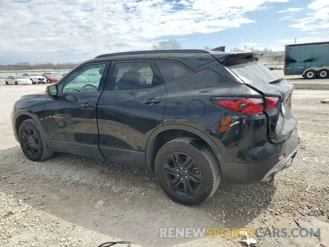 2 Photograph of a damaged car 3GNKBDRS2KS600021 CHEVROLET BLAZER 2019